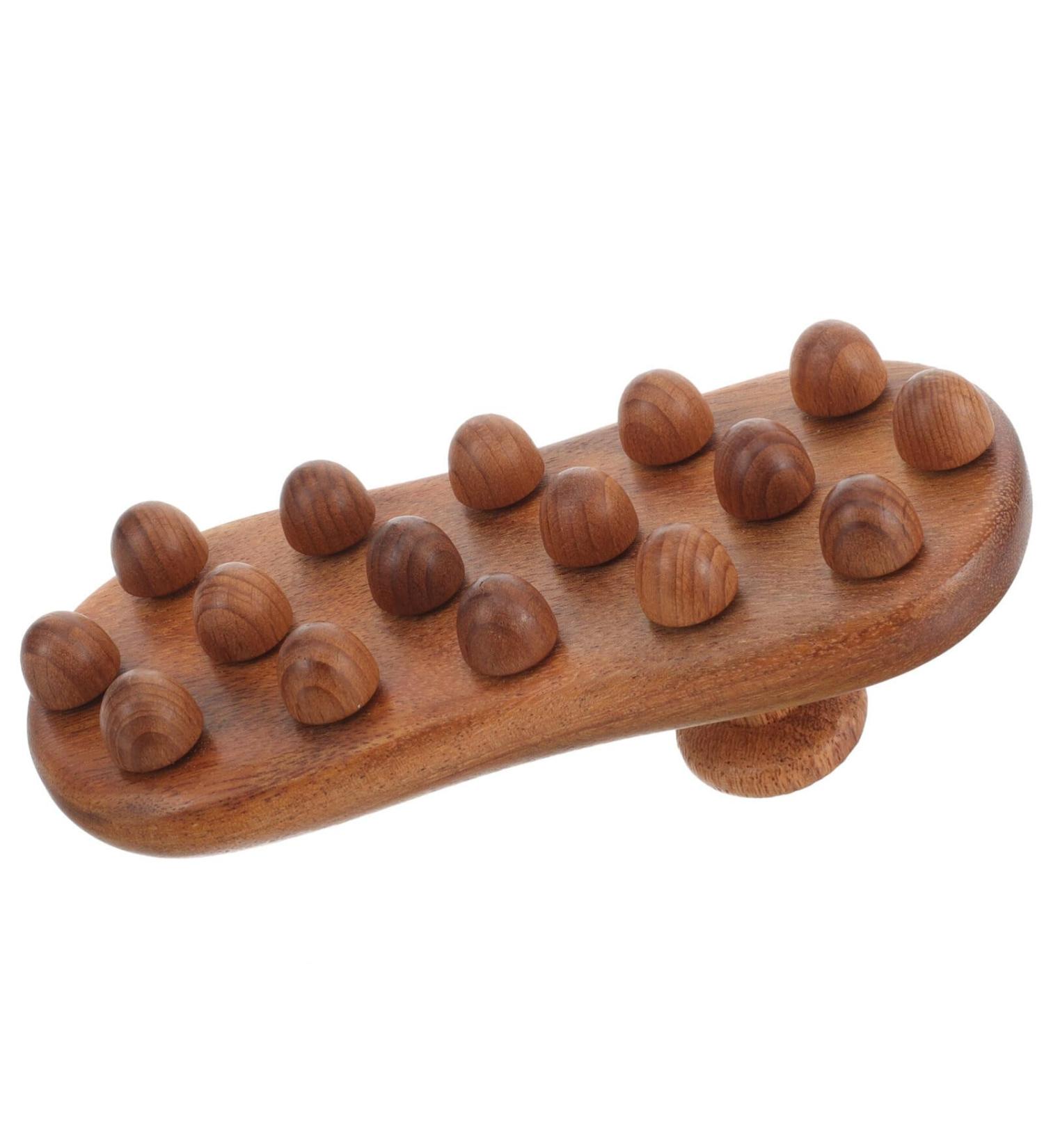 Manual Massage Roller & Hand Brush for Full Body Relief | Portable Foot Massager & Trigger Point Tool | Shop Internationally! - Buy Online on GoSupps.com