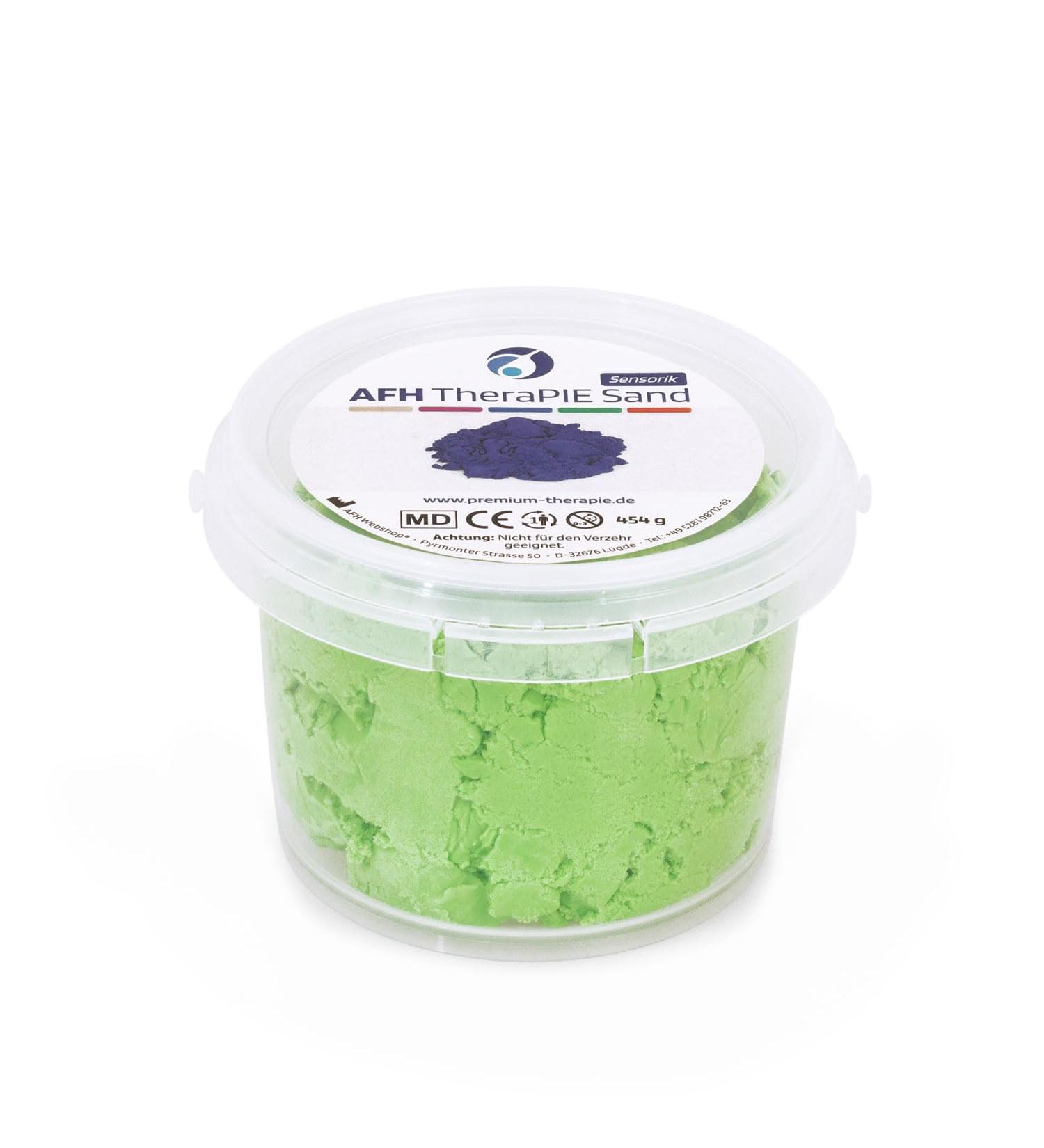 AFH TheraPIE Sand 454g - Sensory Therapy Sand (Green) | International Shipping Available - Buy Online on GoSupps.com