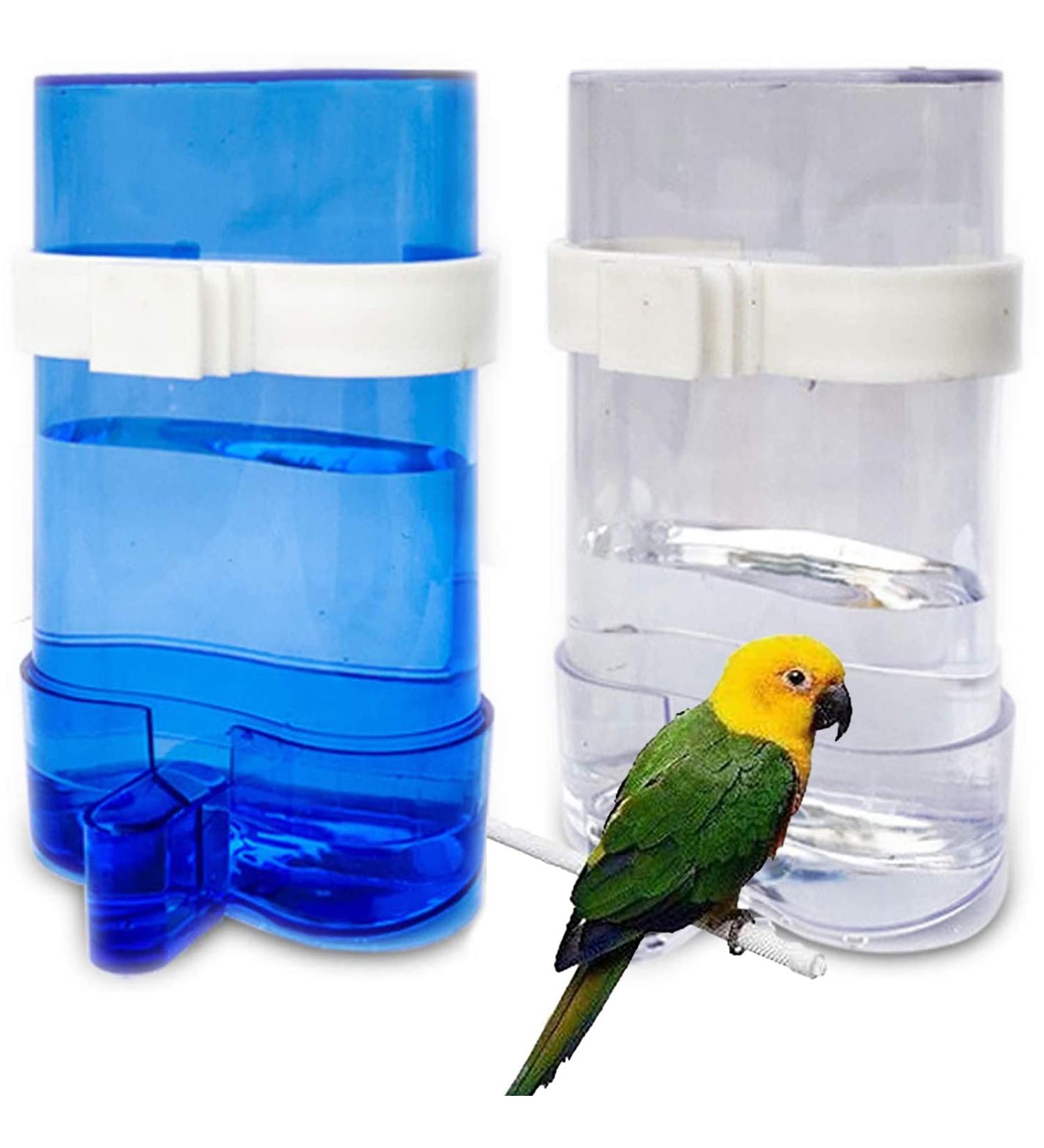Automatic Bird Feed & Water Dispenser - 2 Piece Parrot Feeding Set | Warge Woods - Buy Online on GoSupps.com