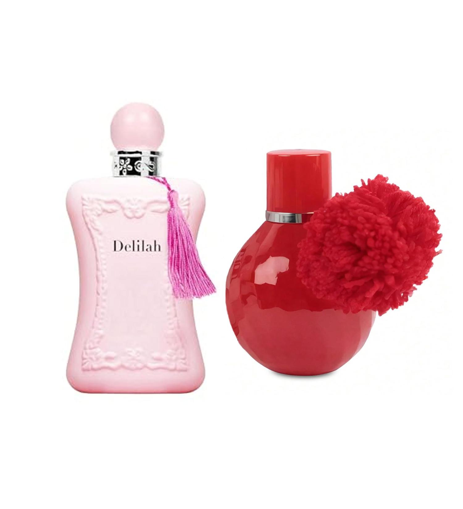 Women's Delilah&Cotton Candy Kiss Perfume Set Romantic Floral Scent Eau De Parfum Spray for Women 3.4 Fl Oz Each Bottle Daily Used Fragrance - Buy Online on GoSupps.com