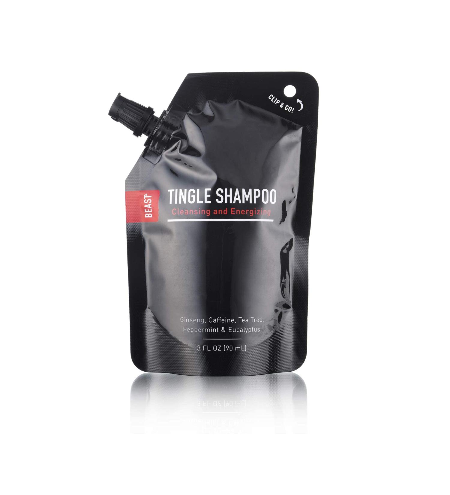 Beast Tingle Shampoo Travel Size Pouch 3oz