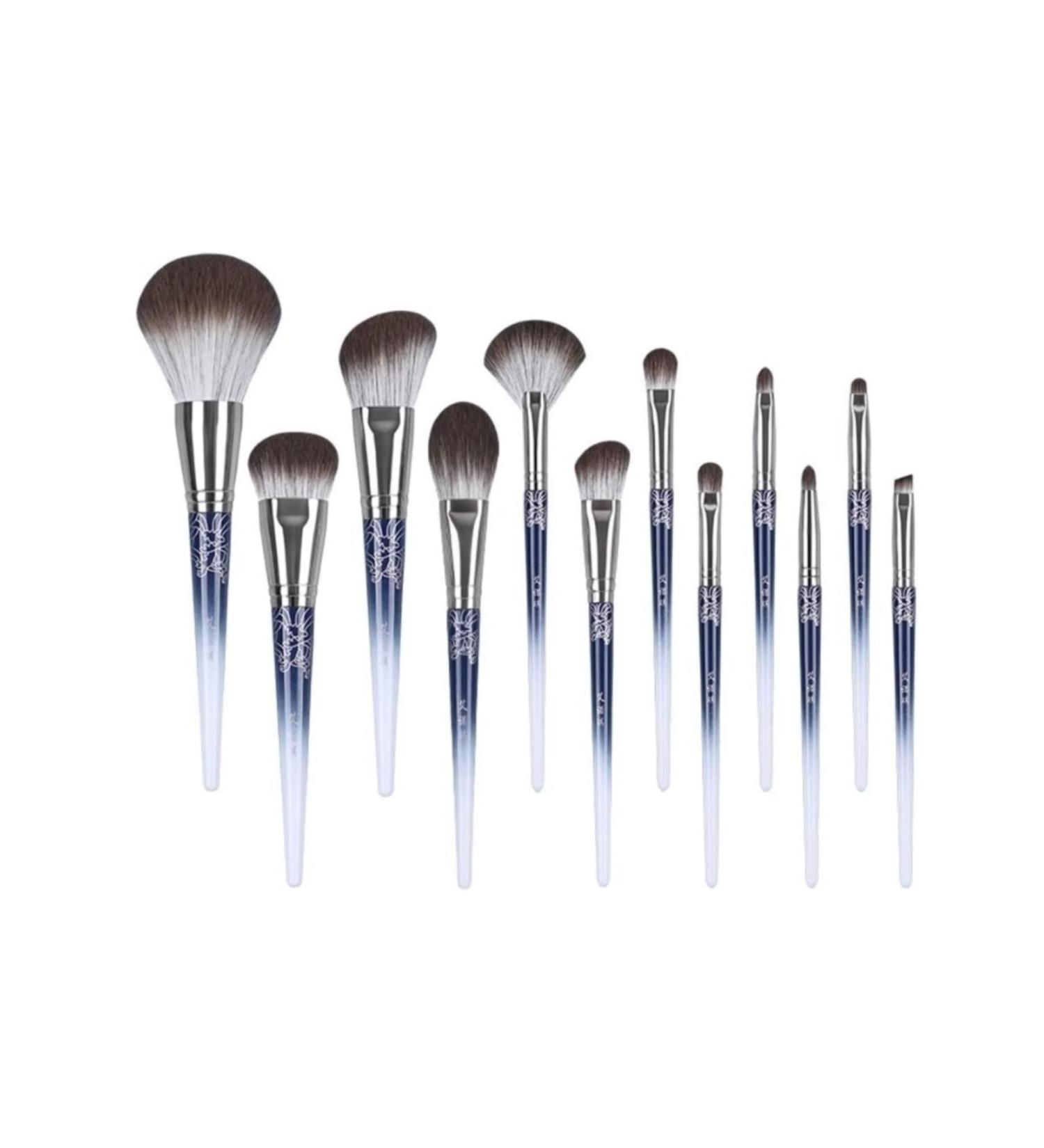 Buy 12-Piece Gradient Makeup Brush Set | Soft Eyeshadow Blush & Loose Paint Tools for Flawless Application - International Shipping Available - Buy Online on GoSupps.com