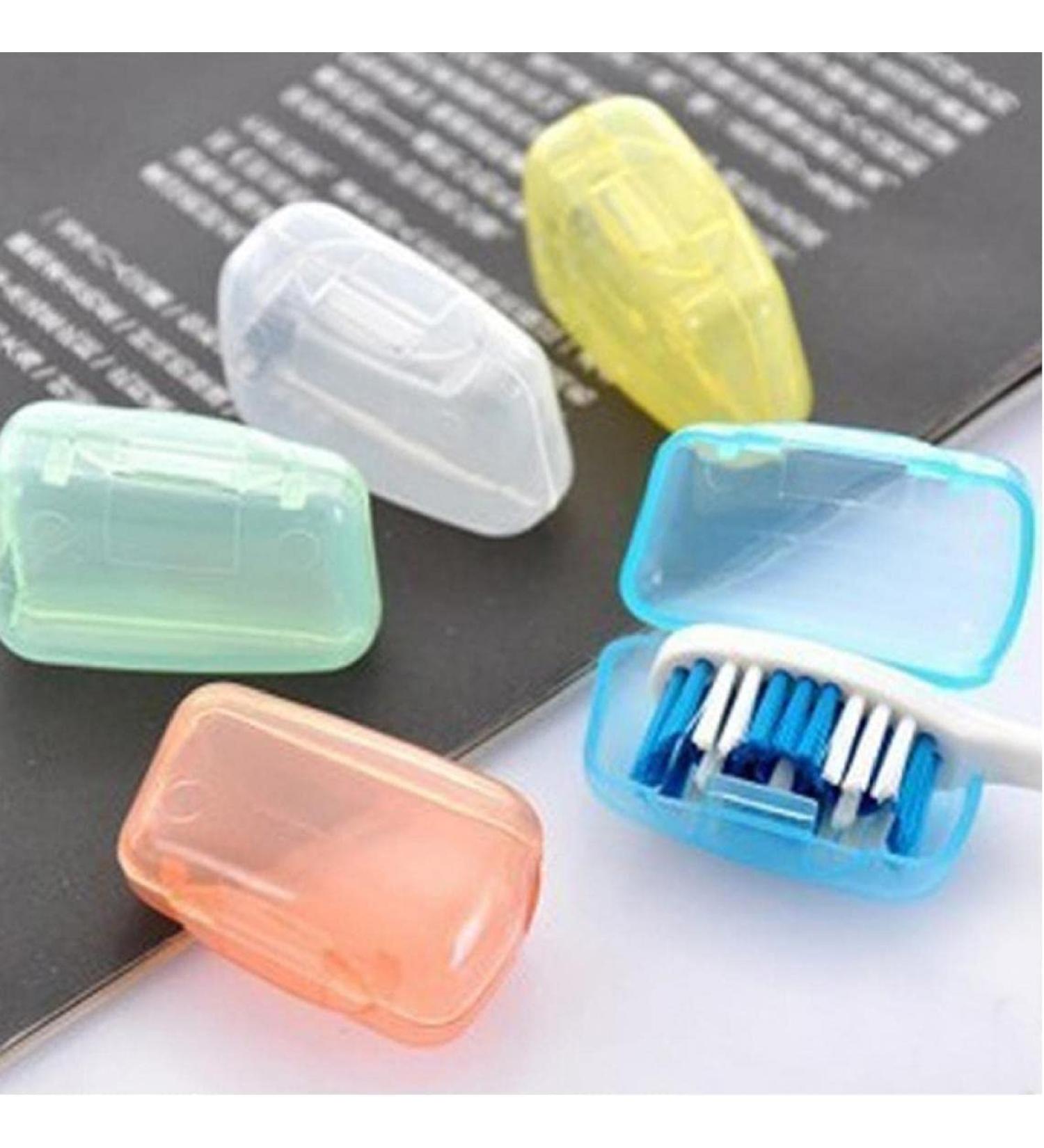 5Pcs Toothbrush Head Covers Case for Travel, Camping & Hiking - Fashionable and Convenient - Buy Online on GoSupps.com