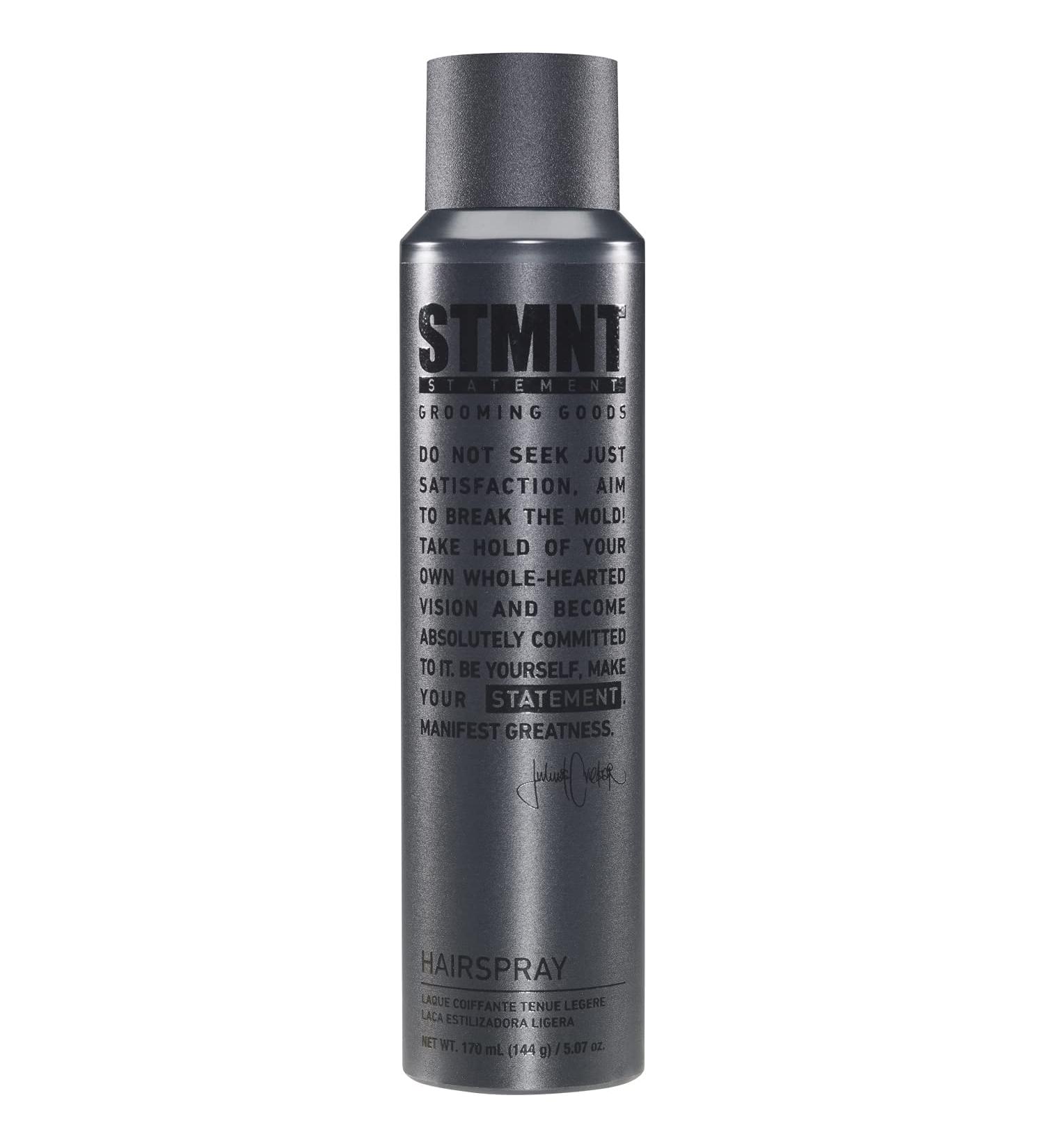STMNT Grooming Goods Hairspray 5.07 oz - Semi-Matte Lightweight Flexible Hold | Quick Drying Spray for All Hair Types - Buy Online on GoSupps.com