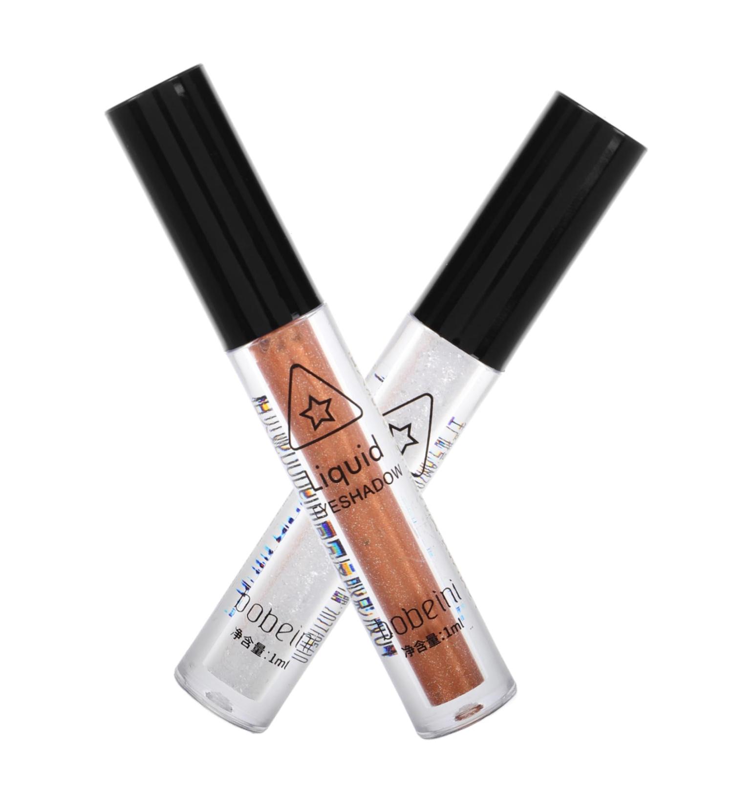 Mikinona 2pcs Eye Shadow Pencil Waterproof Eyeliner Pencil Liner Eye Liner Pencil Liquid Silver - Buy Online on GoSupps.com