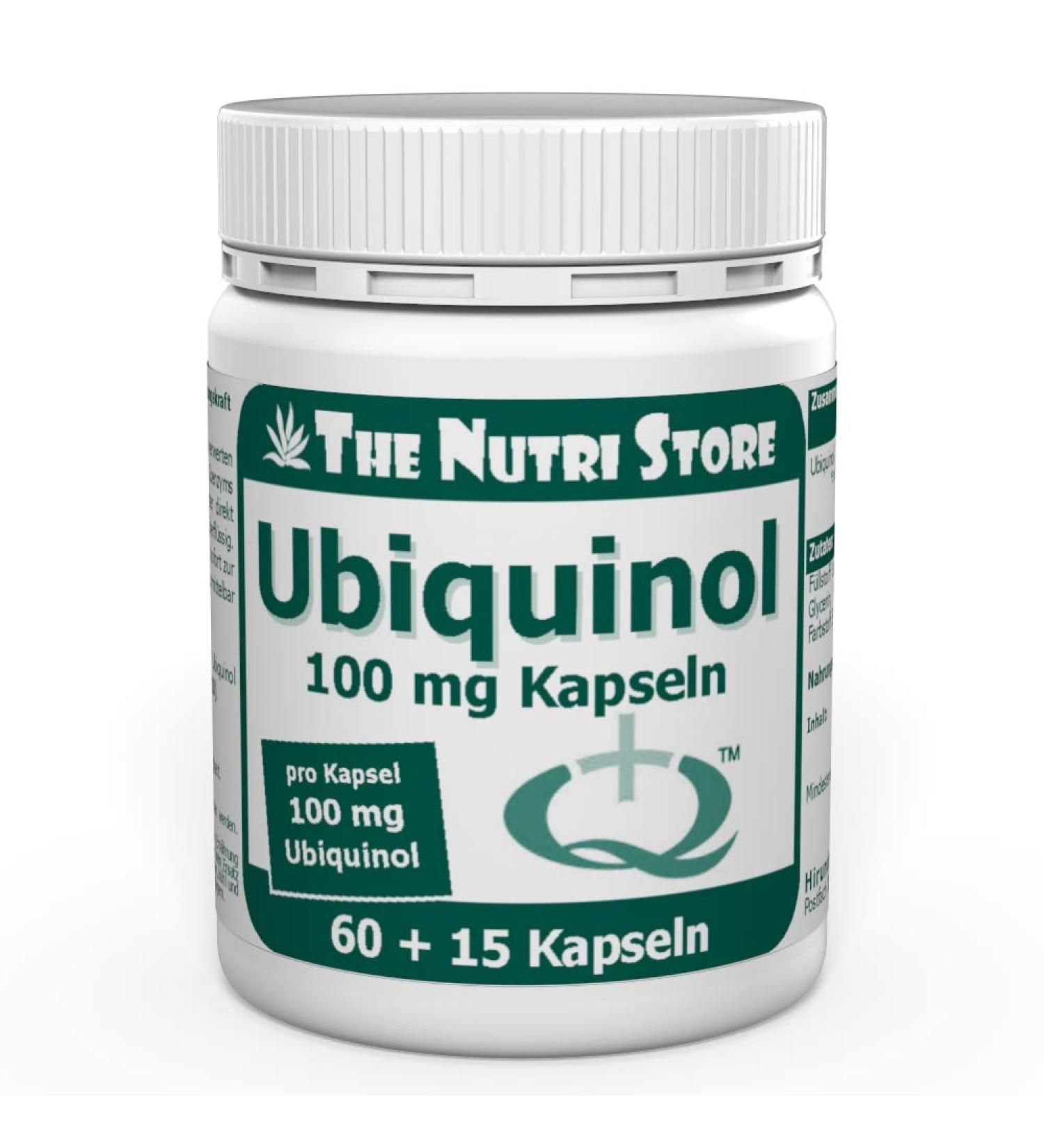 Ubiquinol 100 mg Capsules (60+15 pcs) - KANEKA QH | Activated Q10 for Vitality & Performance - Buy Internationally! - Buy Online on GoSupps.com