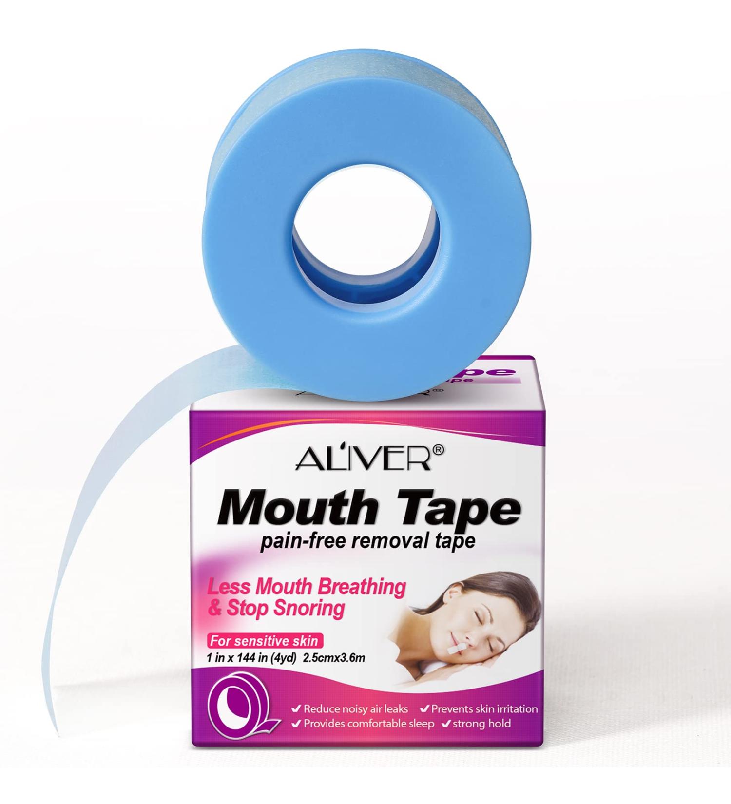 144 Mouth Tape Roll for Better Nasal Breathing and Instant Snoring Relief - Buy Online on GoSupps.com