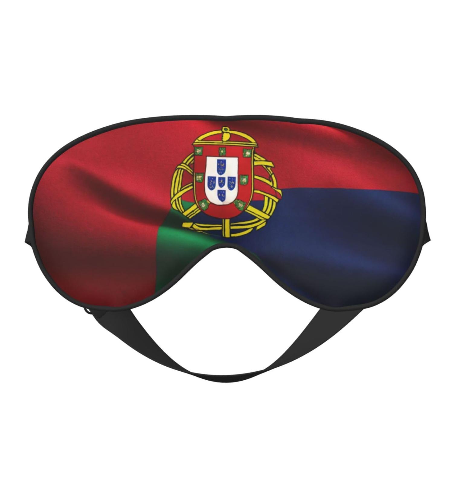SSIMOO Portuguese Flag Sleep Mask - Adjustable Breathable Eye Mask for Comfortable Sleep | Shop Stylish Sleep Accessories Online - Buy Online on GoSupps.com