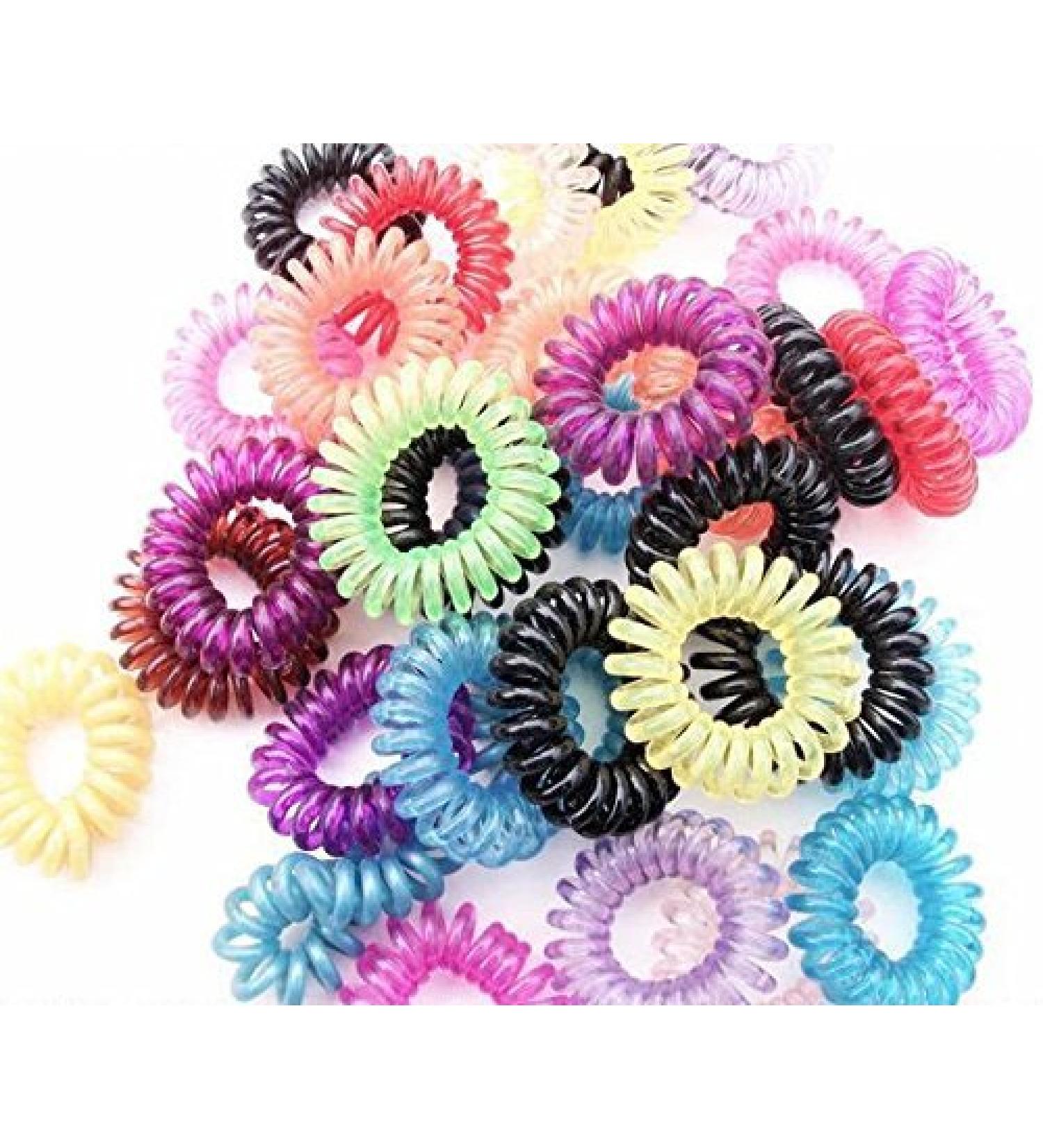 Shop 10-Piece Dog Gold Hair Tie Set | Elastic Hair Accessories for Women & Girls | Variety of Colors - Buy Online on GoSupps.com