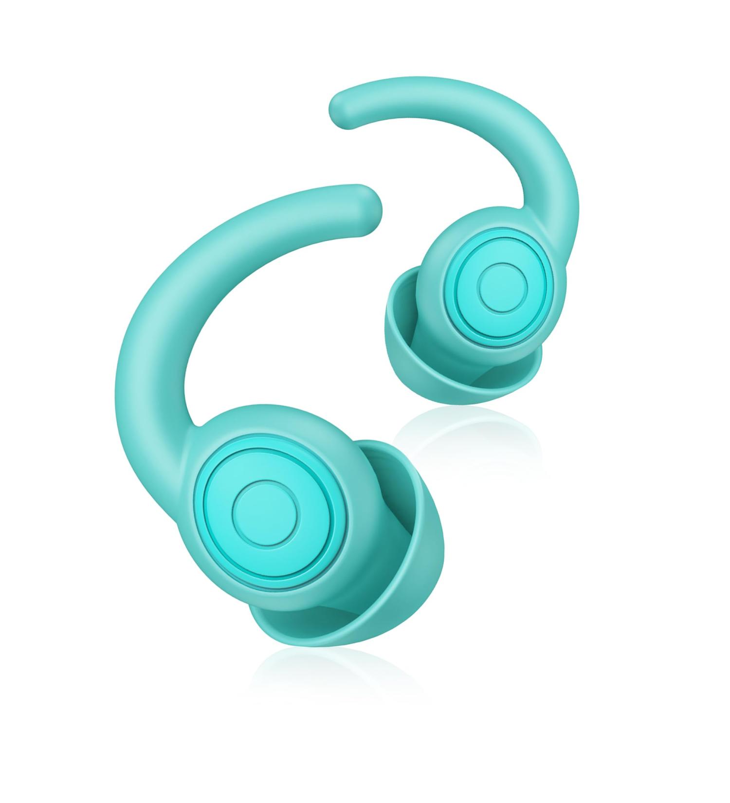Buy Ear Plugs for Sleeping - 38dB NRR Noise Cancelling Silicone Earplugs | 2 Pairs for Travel Focus & Concerts - Buy Online on GoSupps.com