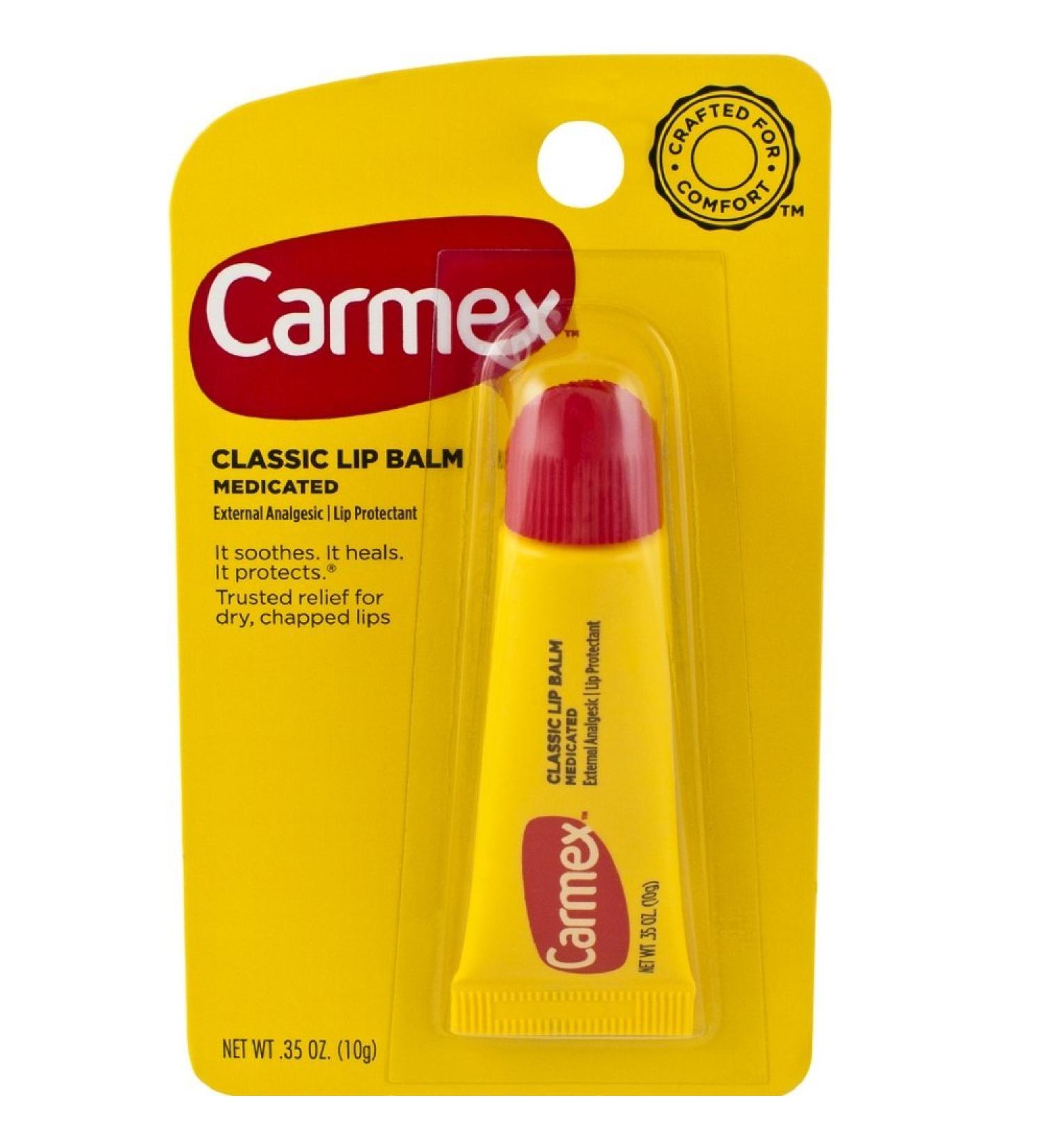 Carmex Classisc Lip Balm Medicated 0.35 oz Pack of 12