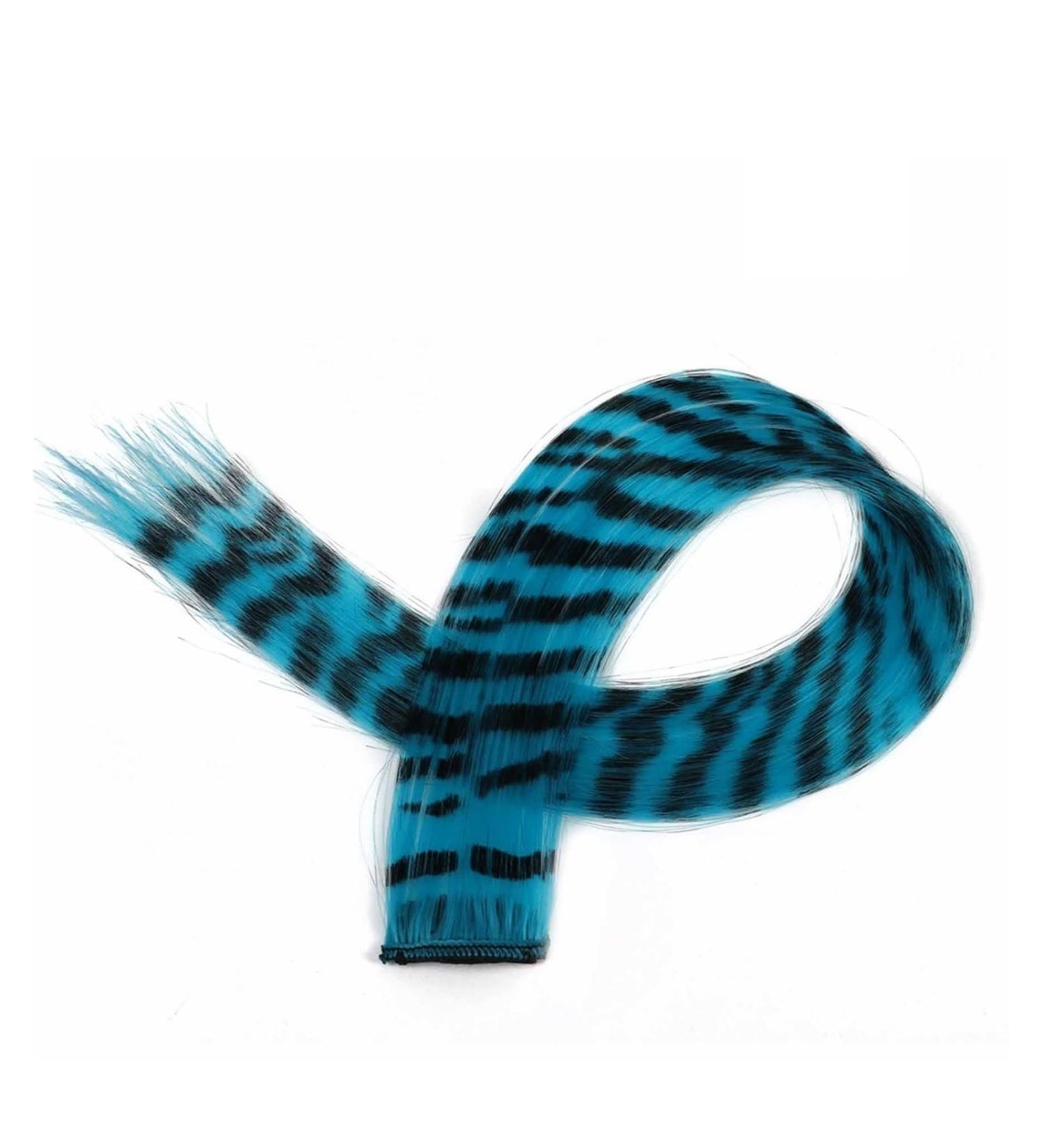 Feather Hair Extension Synthetic 18Inch Feathers Hair Clip Hair Extension DIY Colorful Hairpiece For Fashion Beautiful Girls crochet hair extension set (Color : 7 Size : 18inches) 18inches 7 - Buy Online on GoSupps.com