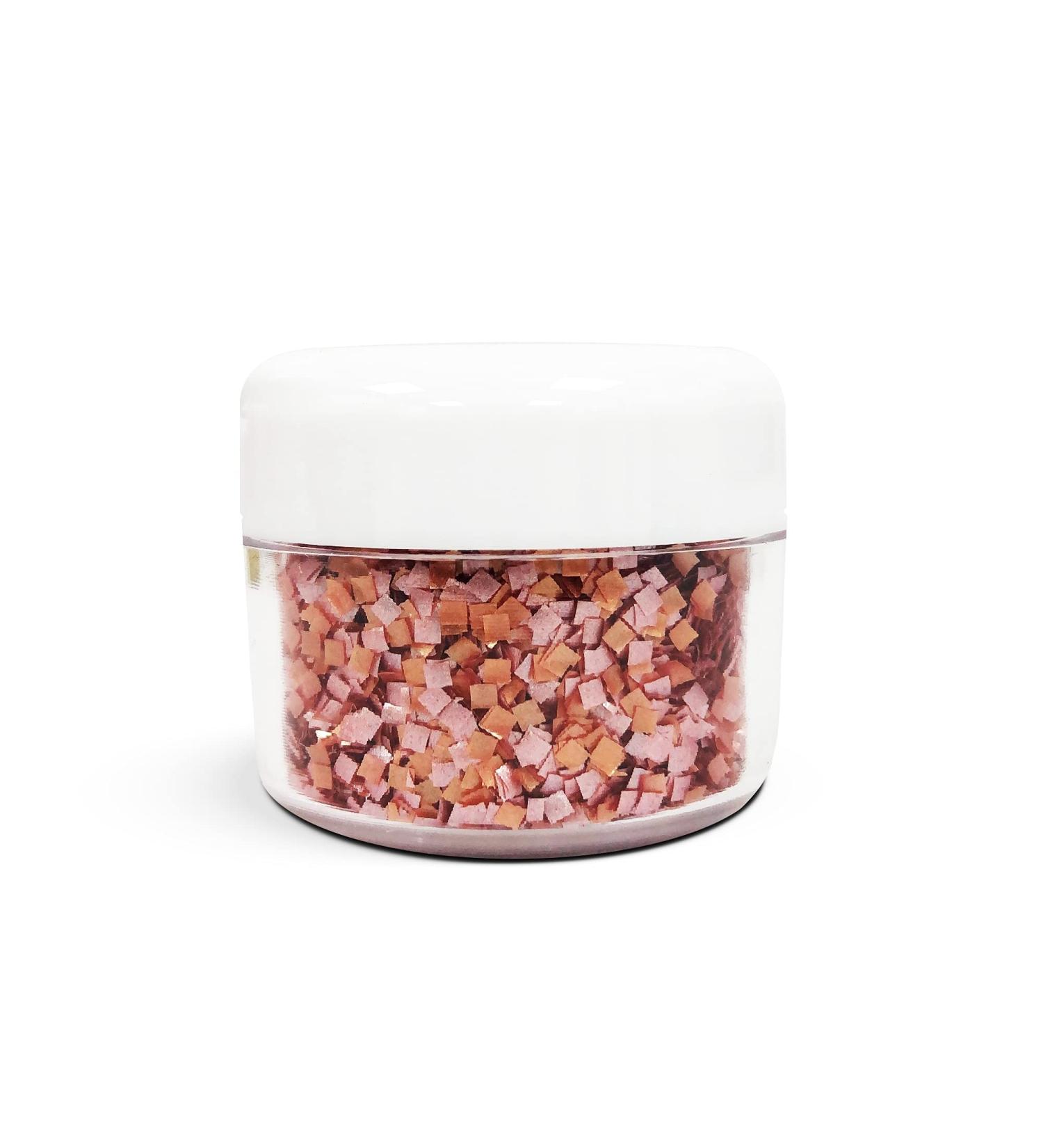The Cake Decorating Co. Edible Glitter Squares 7g Rose Gold - Buy Online on GoSupps.com