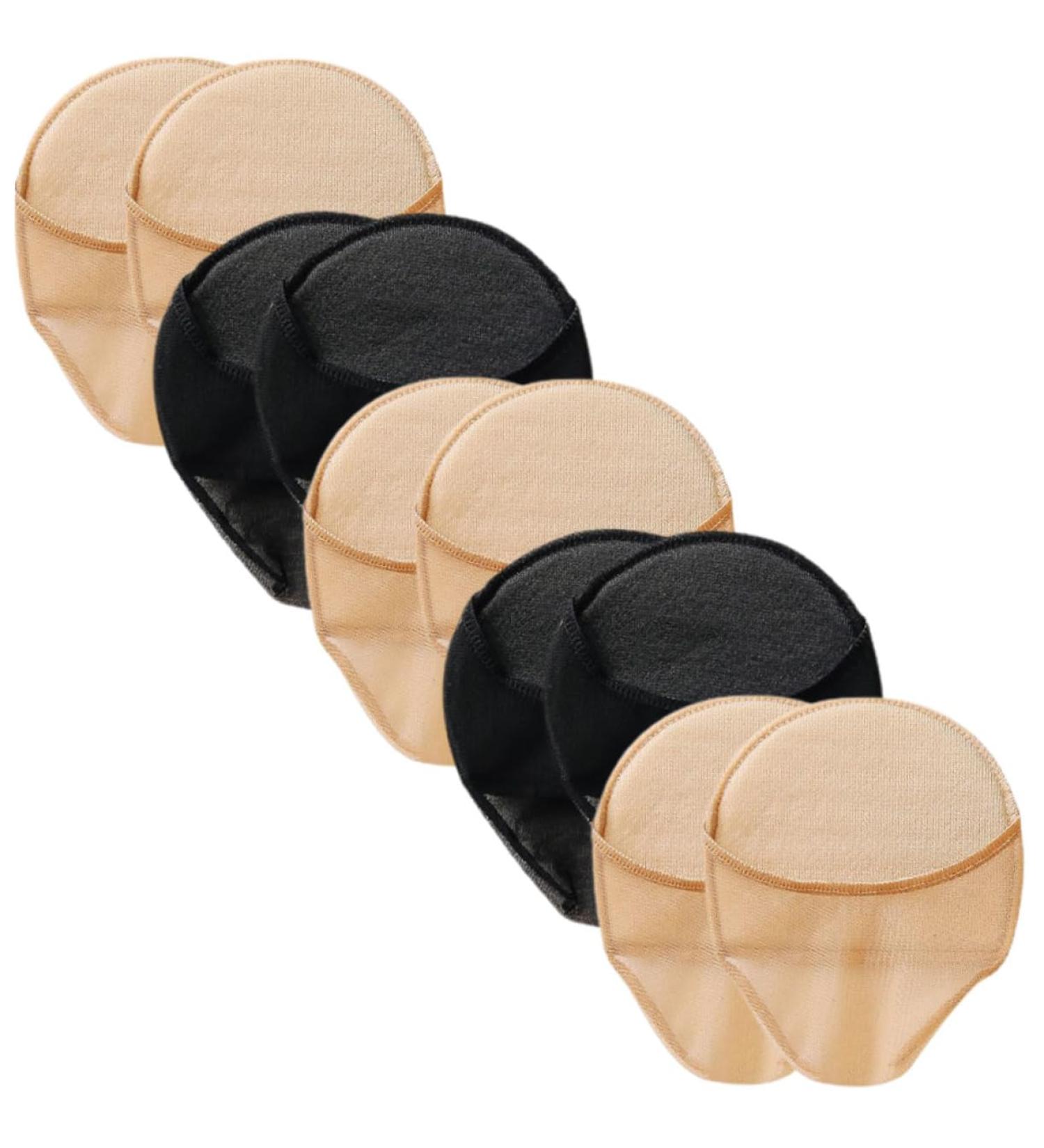 FRCOLOR 10 Pairs Half Socks Half Women's High Heels Reusable Toe Socks Wear-resistant Metatarsal Pad Breathable Five Toe Socks Accessories Stockings Miss Cotton - Buy Online on GoSupps.com