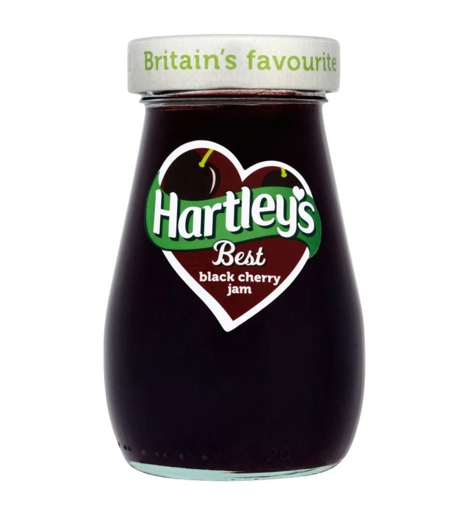 Hartley's Best Black Cherry Jam (340g) - Pack of 2