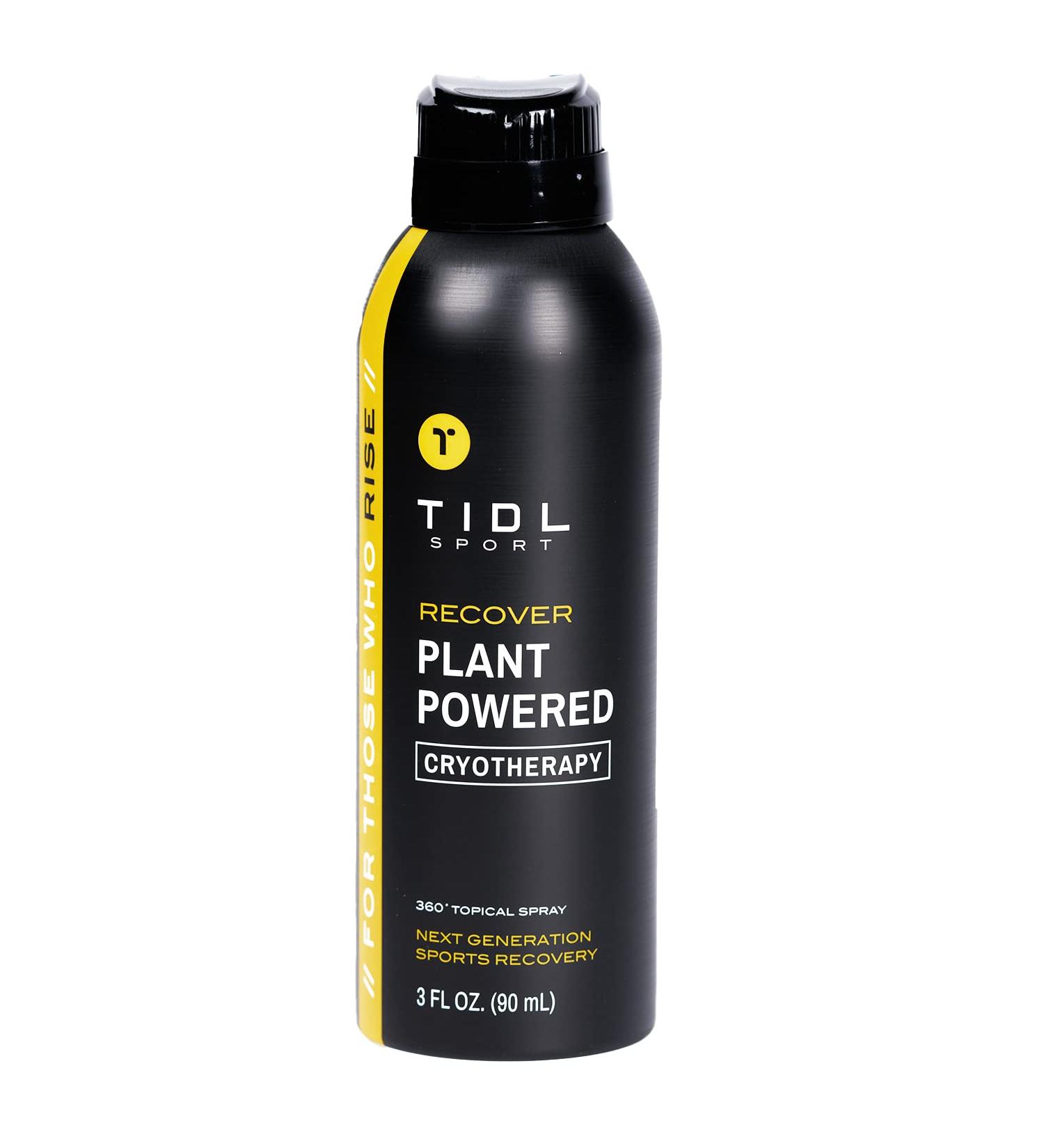 TIDL Plant Powered Cryotherapy Spray 3oz - Instant Cooling Pain Relief | Organic Formula for Muscle and Joint Pain - Buy Online on GoSupps.com
