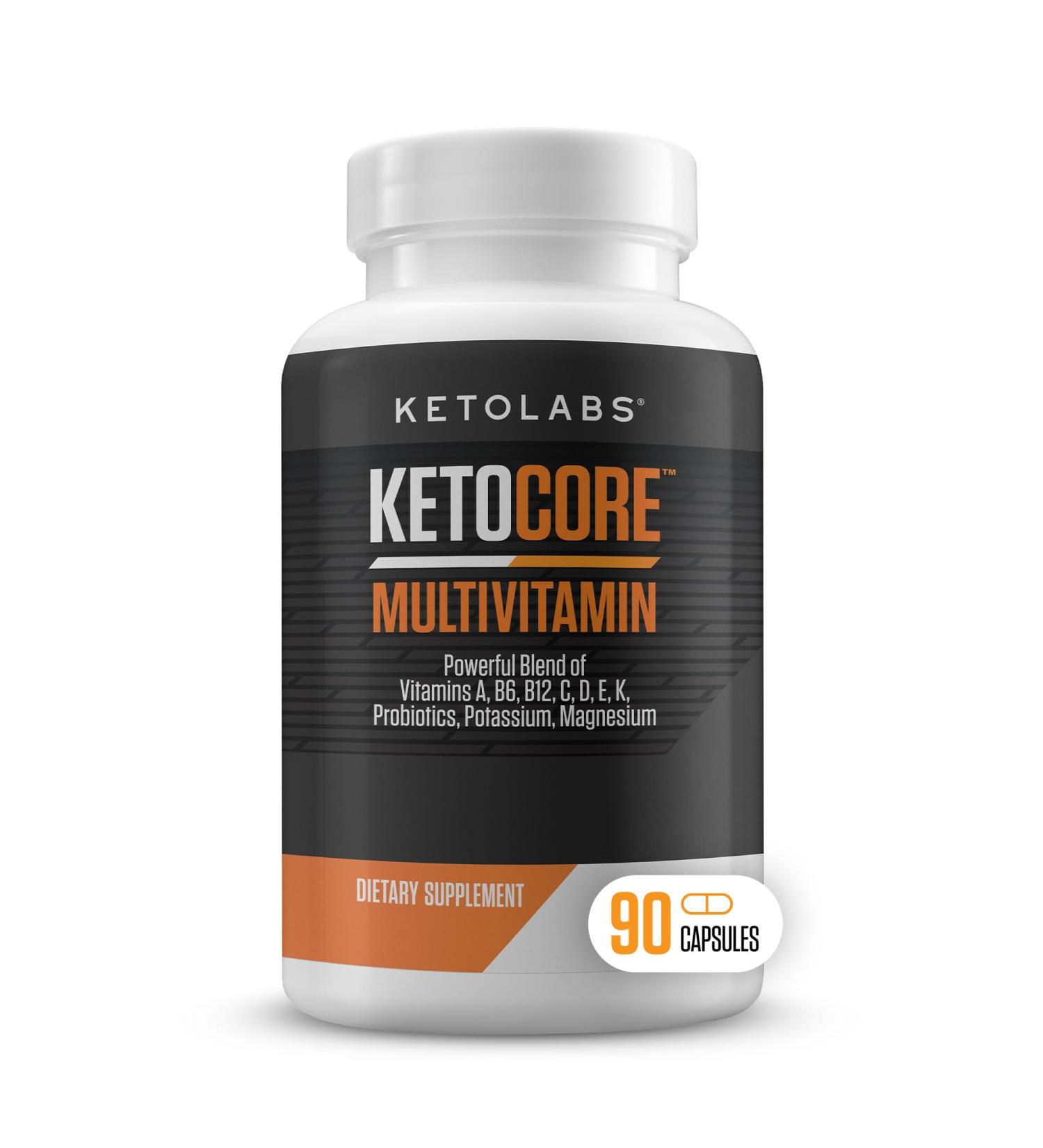Ketocore Keto Vitamins | Keto Multivitamin for Men & Women | Keto Supplements & Carnivore Diet Supplements, Keto Friendly Multivitamin | No Keto Flu | Rich in Magnesium & Potassium | 90 Capsules 90 Count (Pack of 1) - Buy Online on GoSupps.com