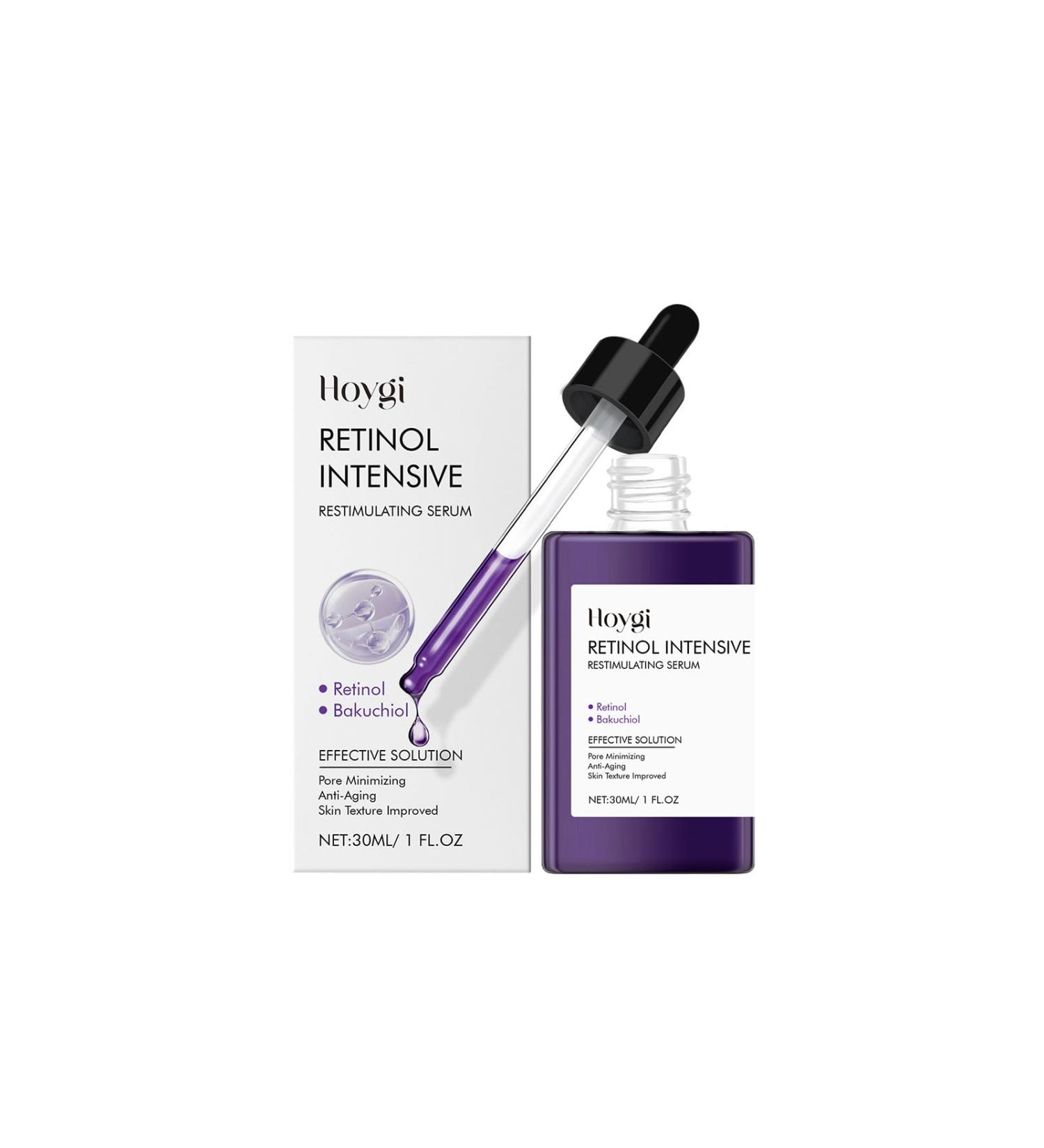 Retinol Intensive Restimulating Serum with Glycerin and Bakuchiol Anti-Aging Firming Serum 30mL/1 FL.OZ - Buy Online on GoSupps.com