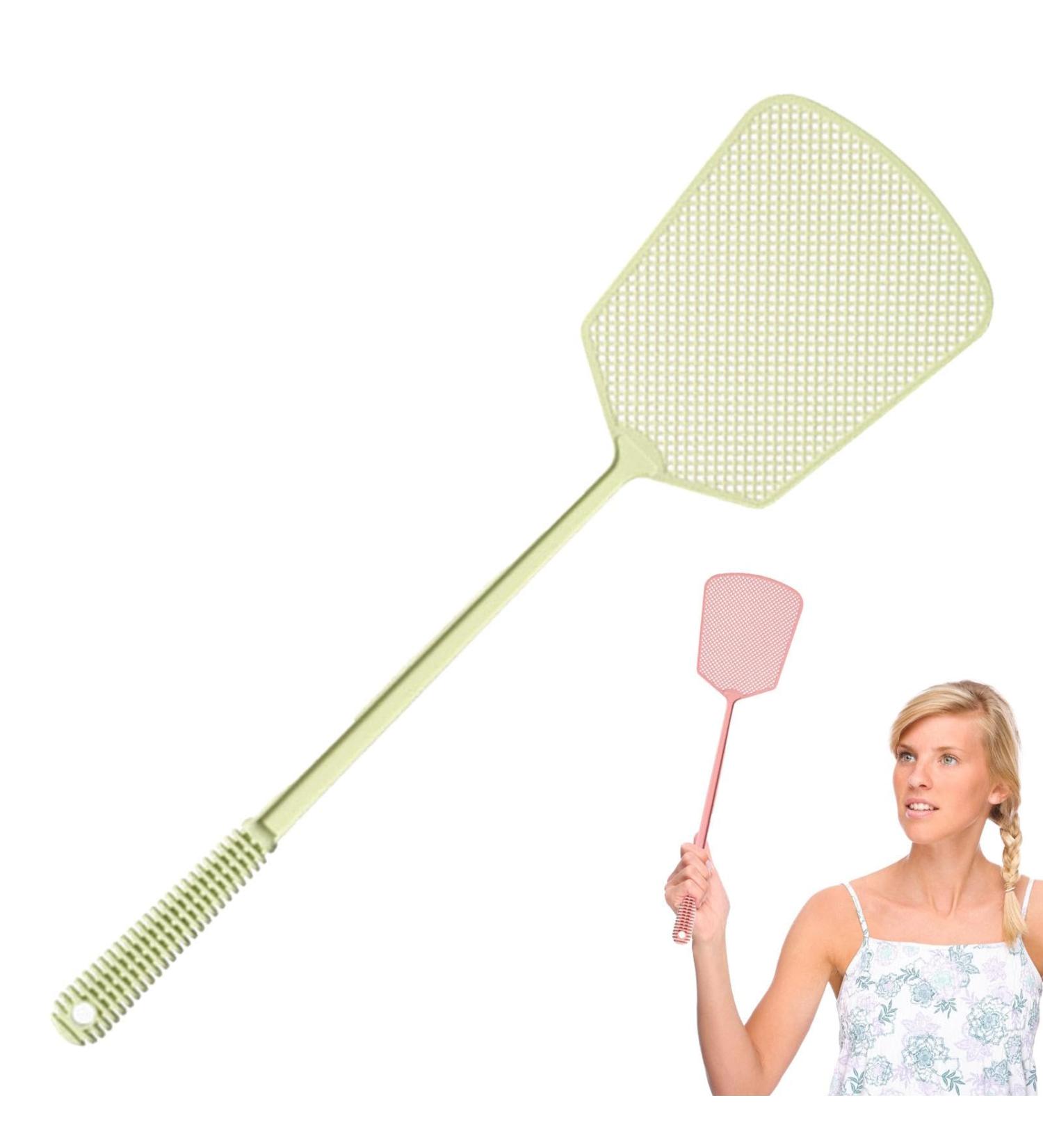 Fly Swatter for Indoors - Heavy Duty Swatter for Fly | Fly Swatter for Home | Multi-Functional Long Hand Flyswatter Fly Swatters for Home/Indoor/Outdoor/Classroom 01 - Buy Online on GoSupps.com