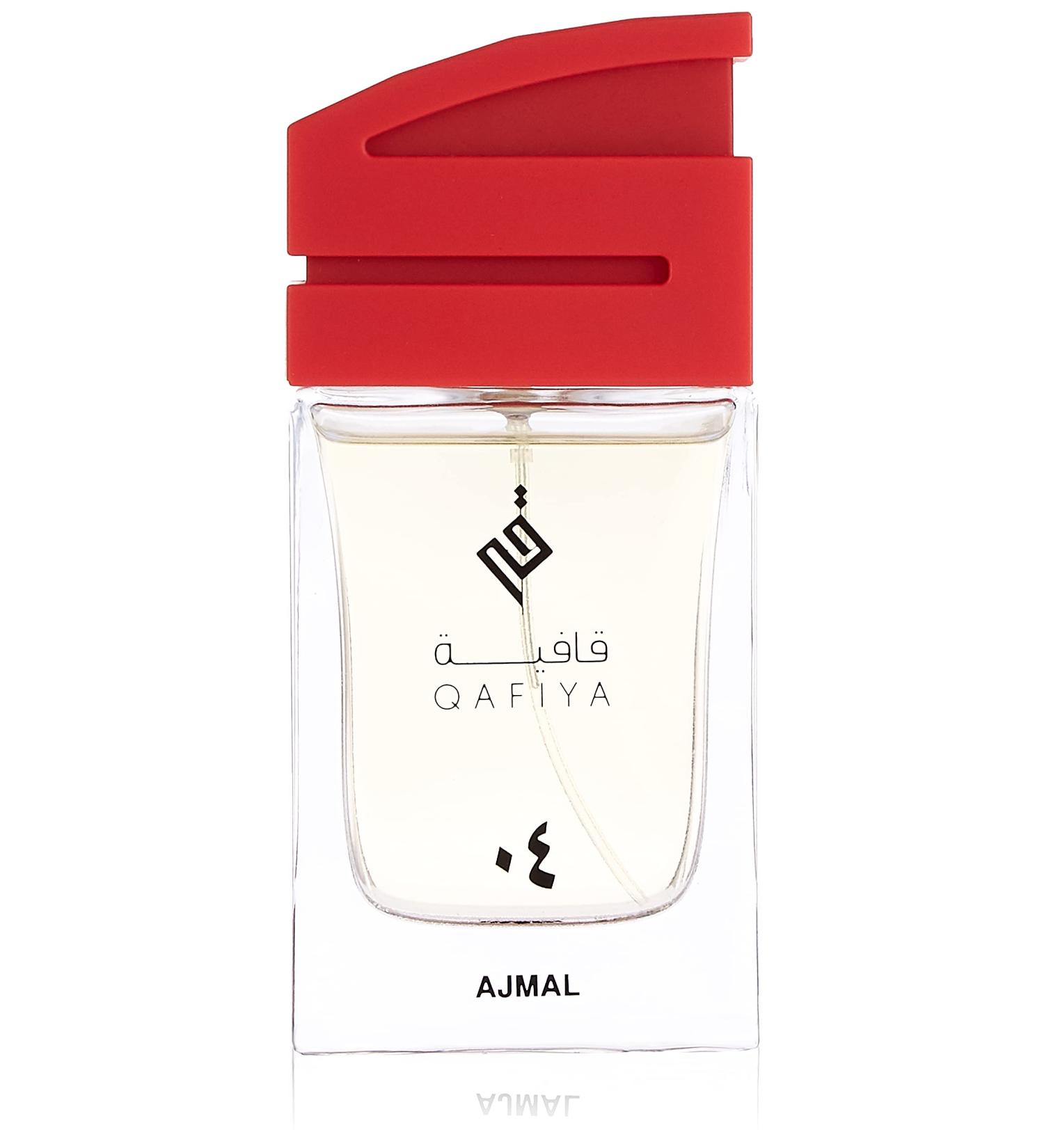 Ajmal Qafiya 04 Unisex EDP - 75ML (2.5oz) | Arabian Perfumery | Traditional Notes of Intense Woody & Spicy Fruits such as Frankincense w/Oudh Amber Musk & Guaiac Wood | Reflects Modernity - Buy Online on GoSupps.com