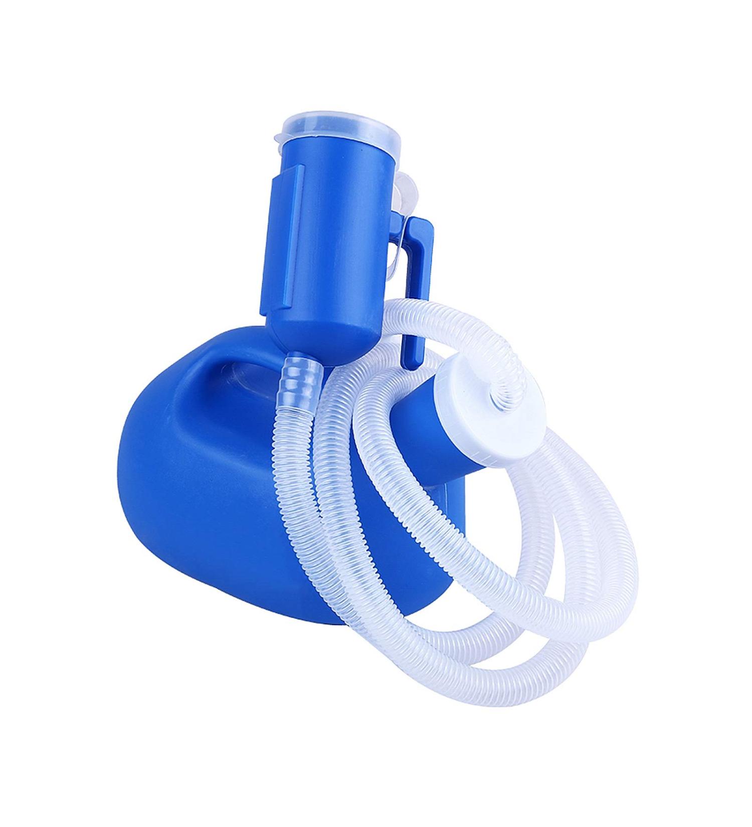 Men Urinal Urine Bottles for Men Portable with 1. Long Tube Pee 2000ML for Home Camping Car Travel Convenient and Practical Urinal(1.6m) - Buy Online on GoSupps.com