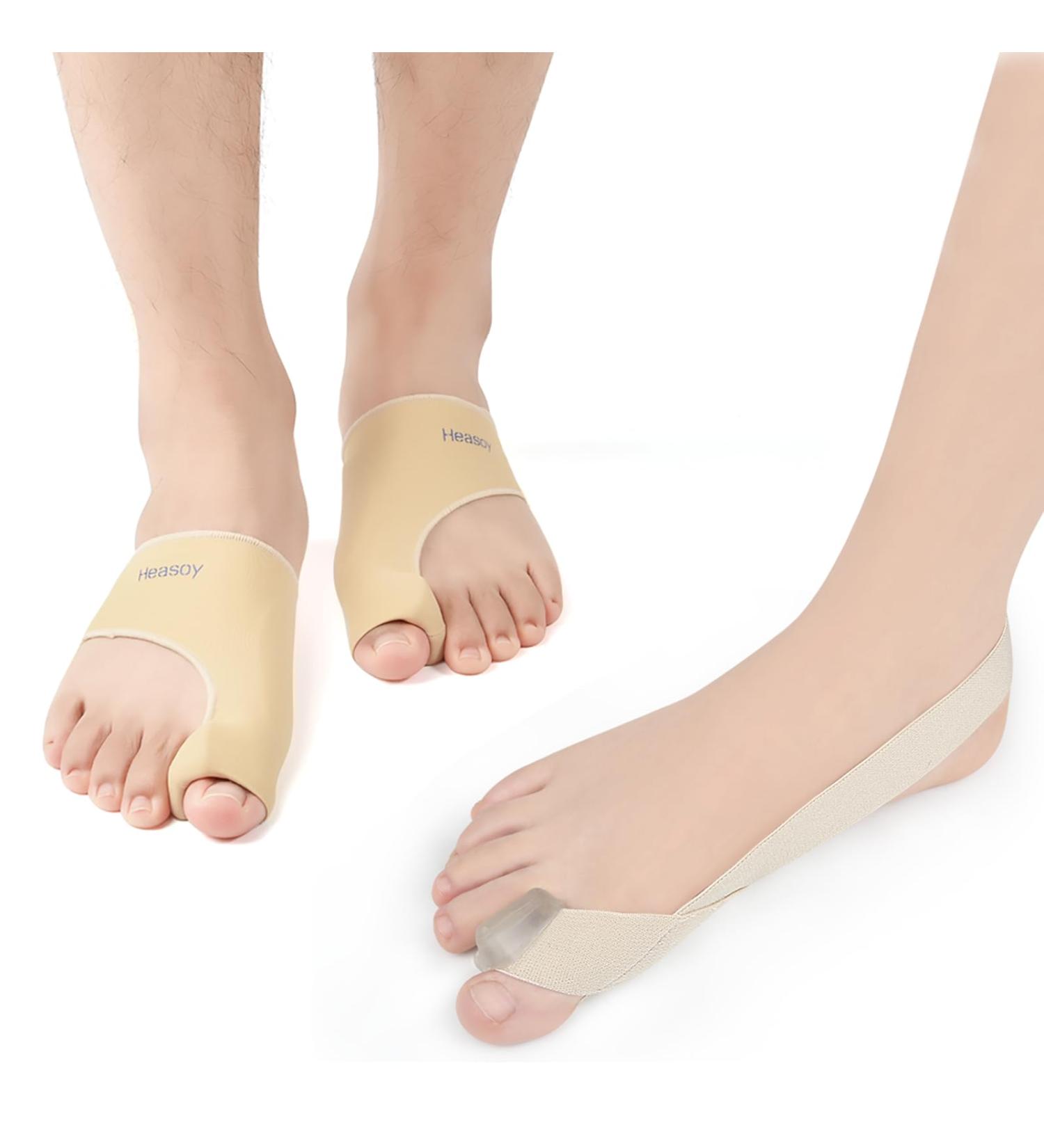 Bunion Corrector Kit for Men & Women | Pain Relief for Hallux Valgus | Big Toe Separators & Exercise Strap - Buy Online on GoSupps.com
