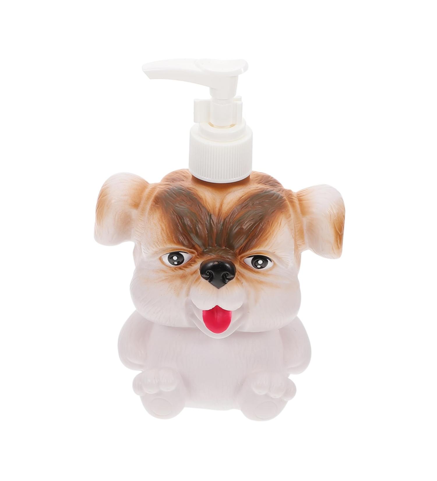 Housoutil 1pc Puppy Lotion Bottle Eye Patches for Adults Pressing Sub Bottle Liquid Dispenser Plastic Containers Lip Gloss Container Body Storage Child Pump Bottle Melamine White - Buy Online on GoSupps.com