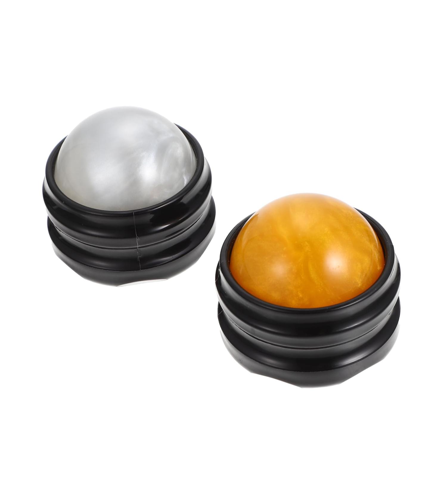 Healeved 2-Pack Roller Ball Yoga Massage Balls - Resin Mini Muscle Devices for Self-Massage & Foot Relief - Perfect for Muscle Regeneration & Fitness - Buy Online on GoSupps.com