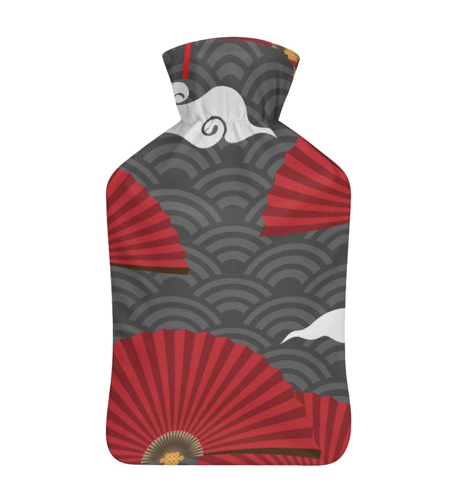 Hot Water Bottle with Lid Compartments - Rubber Pain Relief Bag for Cramps & Foot Warmer | Hot & Cold Therapy - Buy Online on GoSupps.com