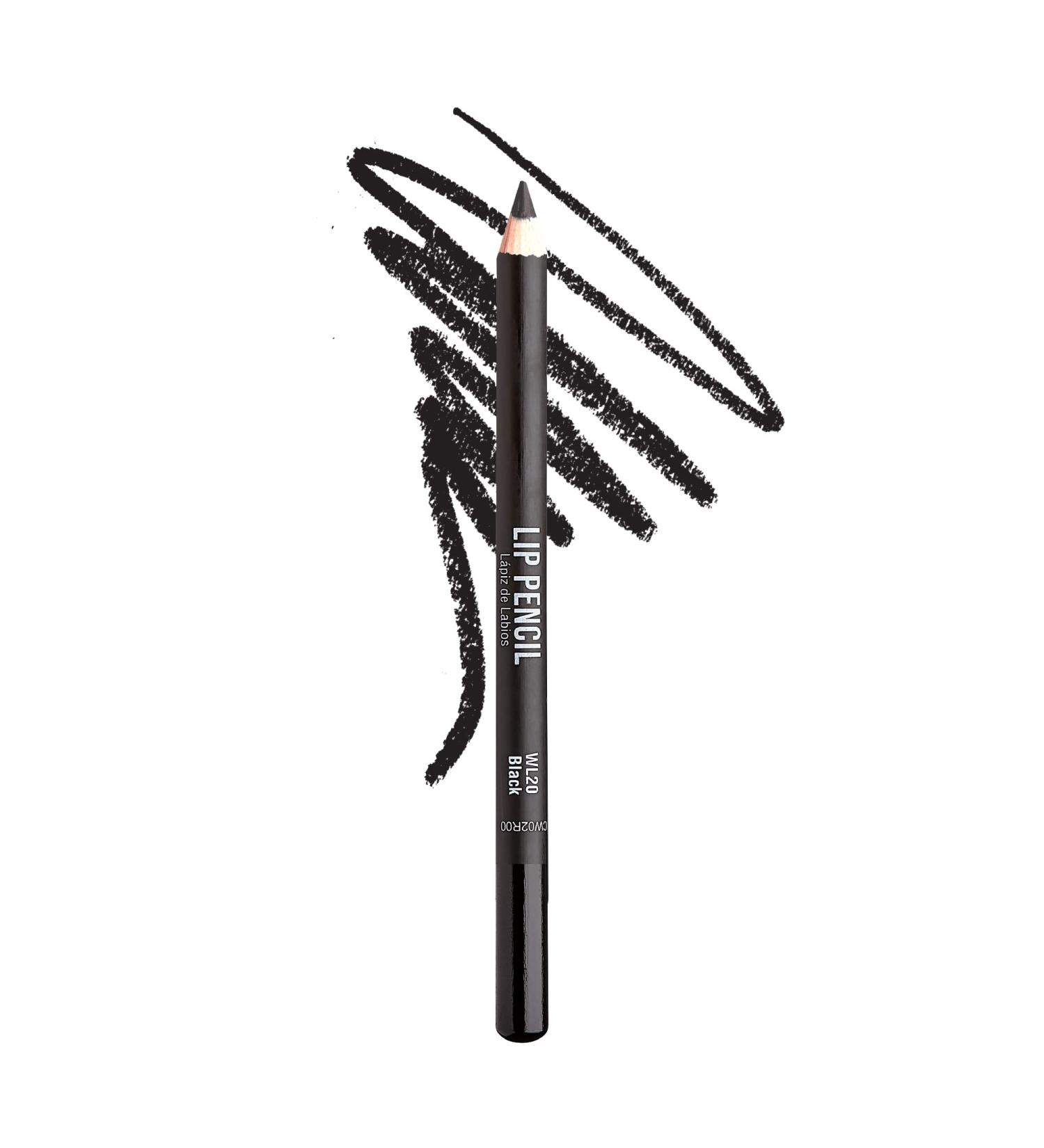 kiss New York Professional Creamy Lip Liner in Black - Long-Lasting Lip Color, Water-Resistant Lip Makeup - Buy Online on GoSupps.com