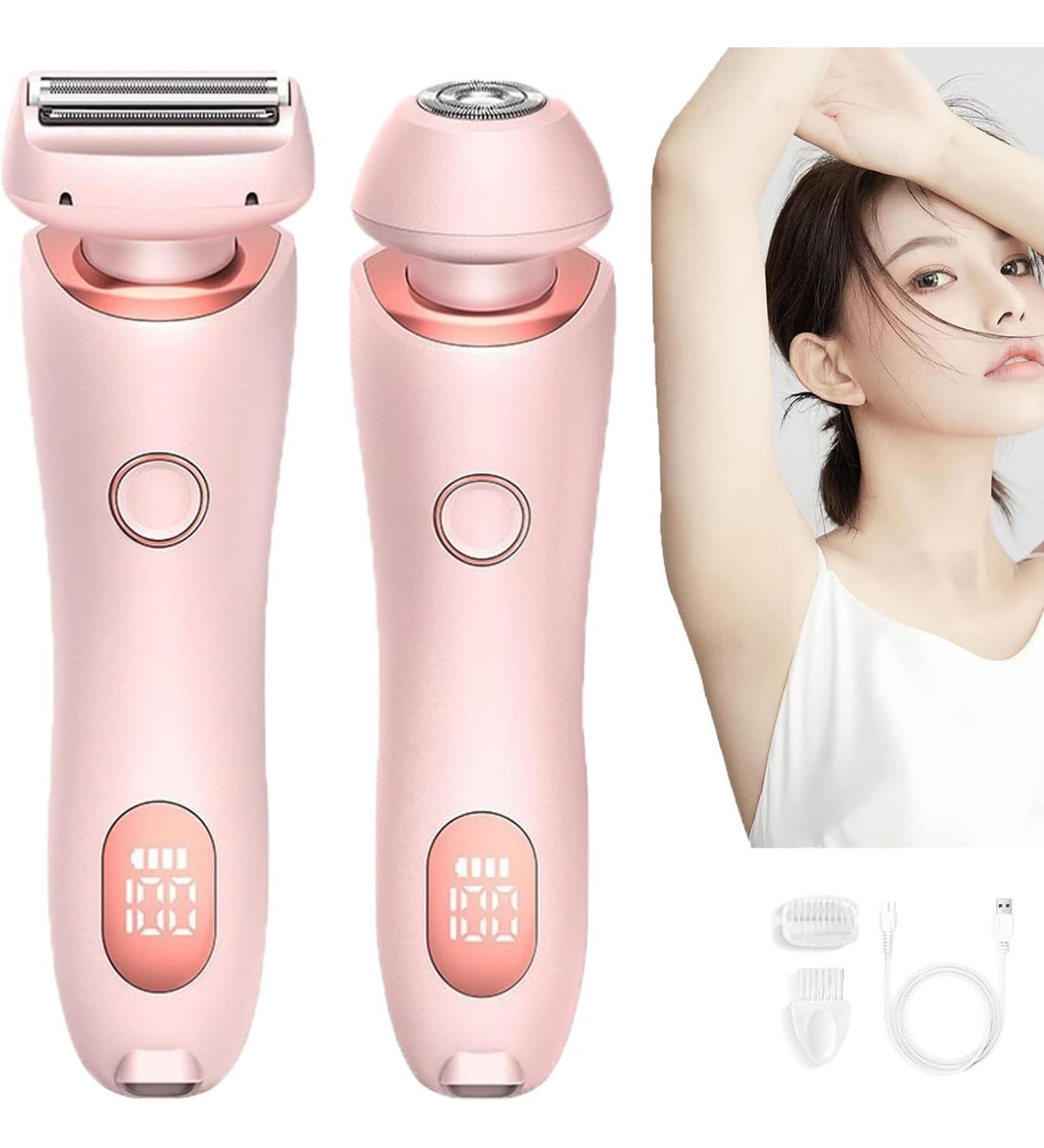 Elorixa Shaver Elorixa The Smooth Shave Pro Beauty Glide Pro Shaver Silk Glide Razor 2 in 1 Elegance Portable Electric Shaver Razors for Women Men 6.5 x 2.0 x 1.3 Inch Pink - Buy Online on GoSupps.com