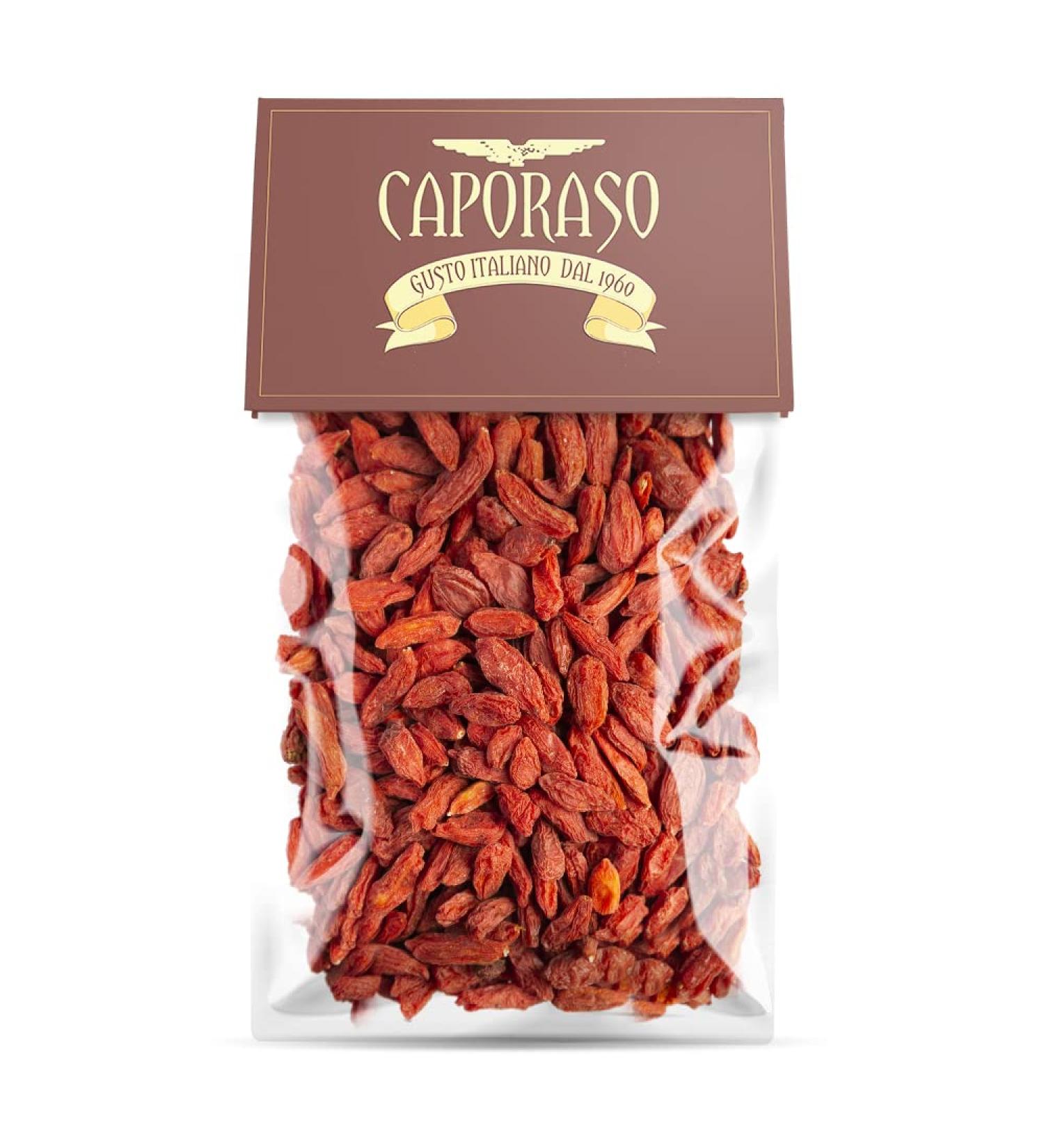  Caporaso dal 1960 Goji Berries 1kg Pack Natural Whole - Buy Online on GoSupps.com