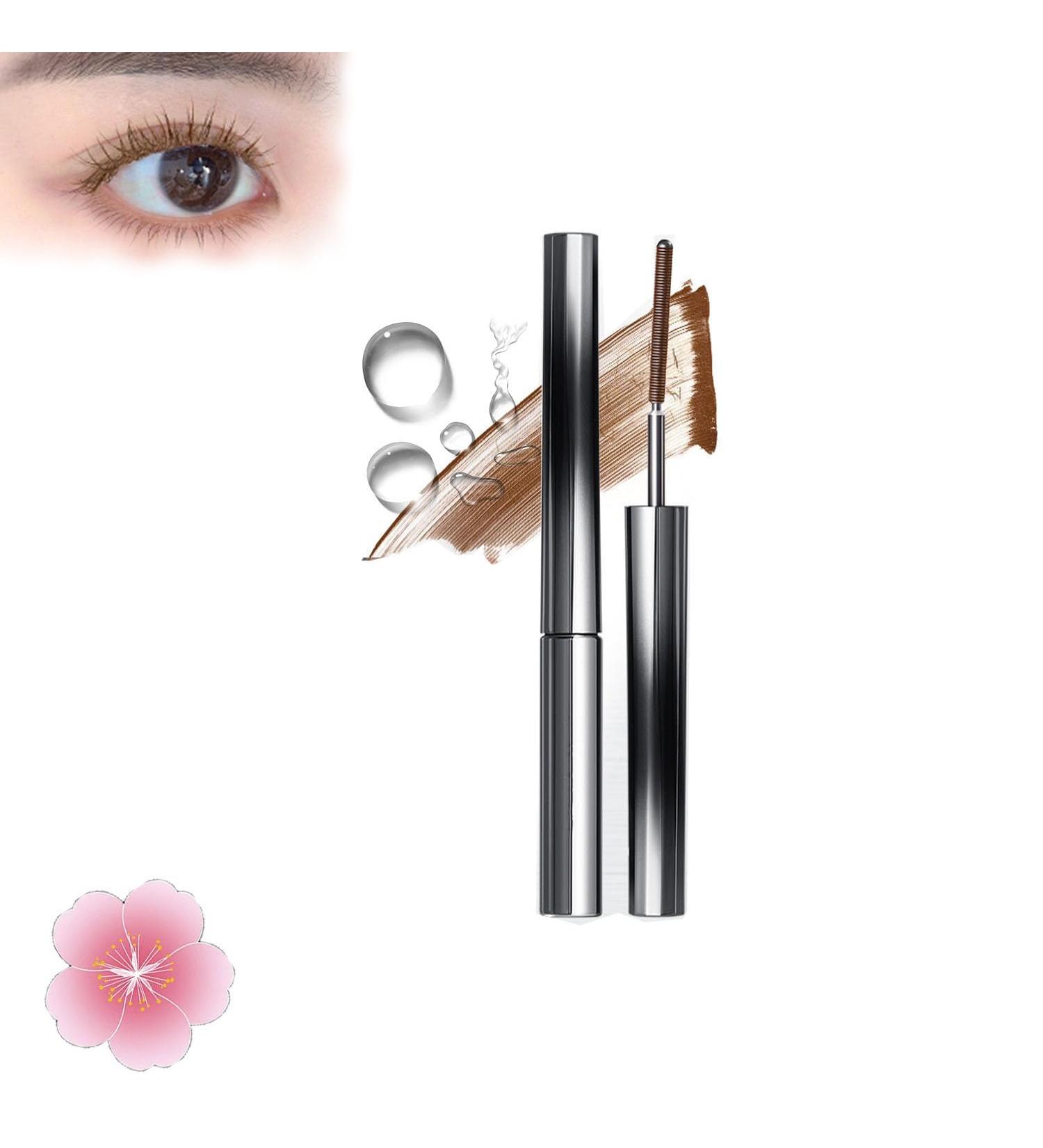Jade Rosebury Iron Wand Mascara Styledchic Iron Wand Mascara Iron Wand Mascara Lengthening Curling Mascara Metal Wand Washable Metal Rod Mascara 3D Curling Eyelash Iron Mascara (Micro-curved Brown) - Buy Online on GoSupps.com