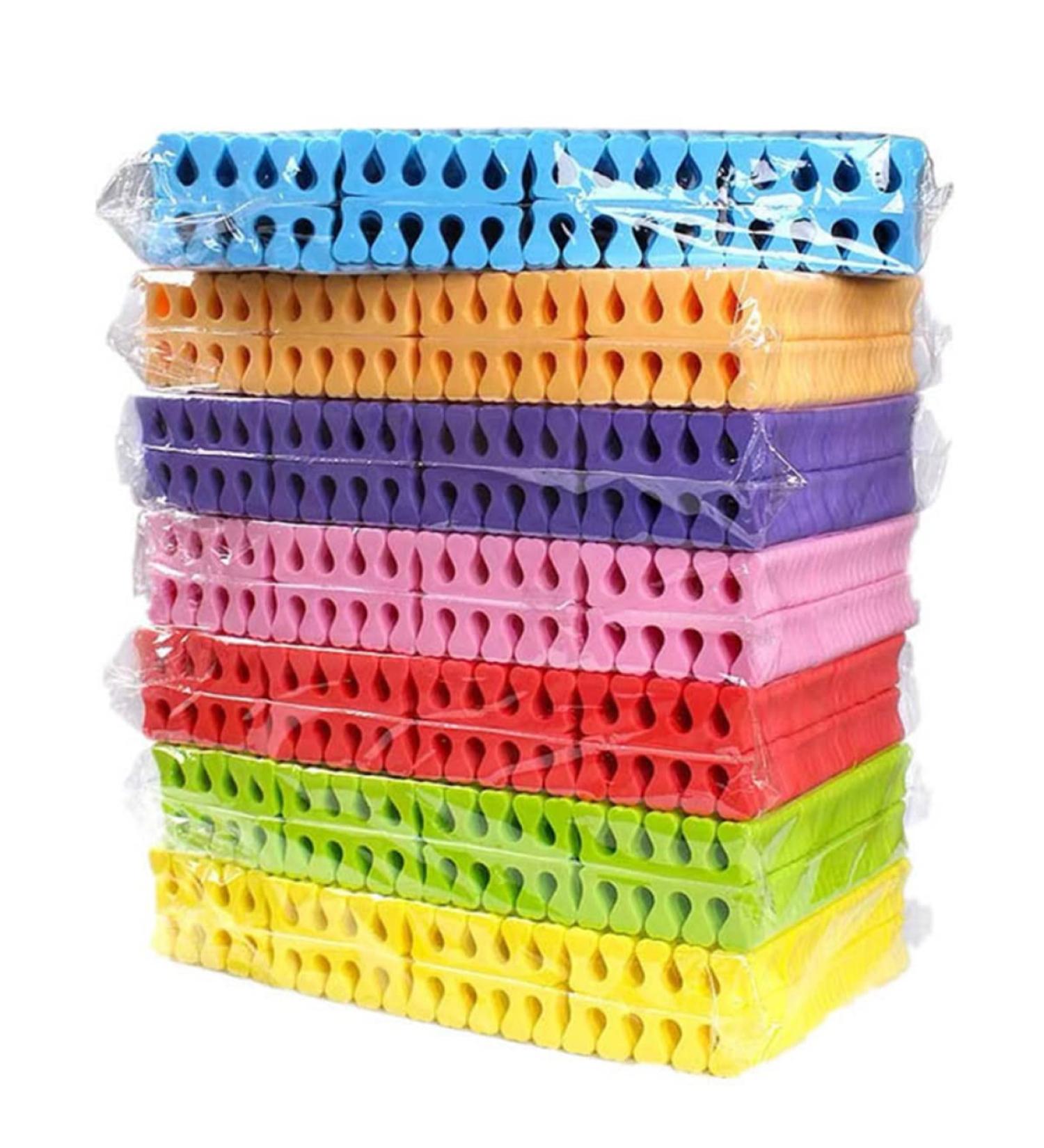 100 Pairs FOMIYES Soft Silicone Toe Separators & Foam Stretchers for Toe Spacing - Buy Online on GoSupps.com