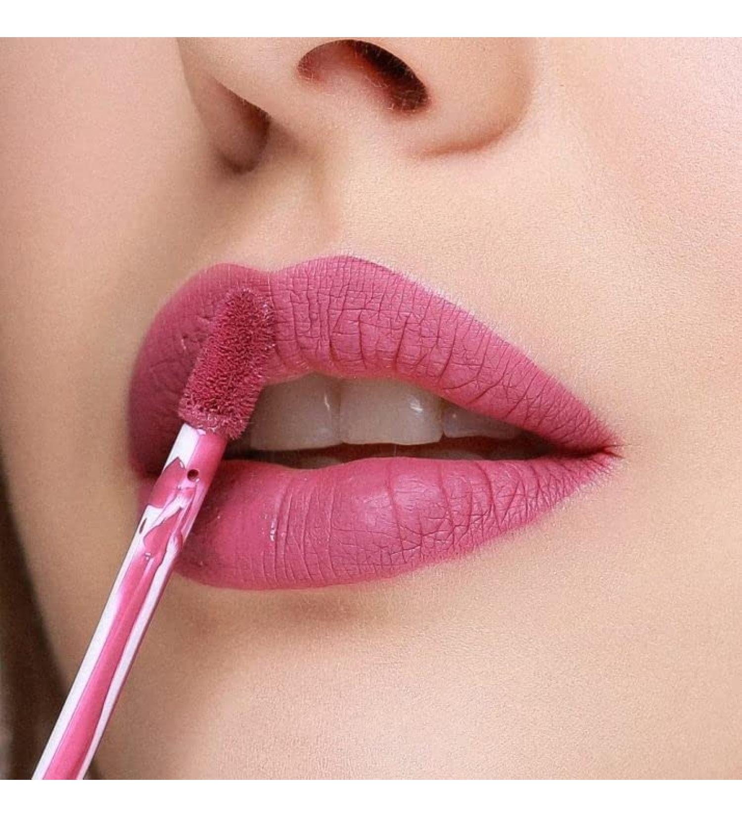 aden Lipstick Tattoo - Matte Finish Highly Pigmented Lipstick (04 Gentle Rose) - 7ml - Made in Italy - Buy Online on GoSupps.com