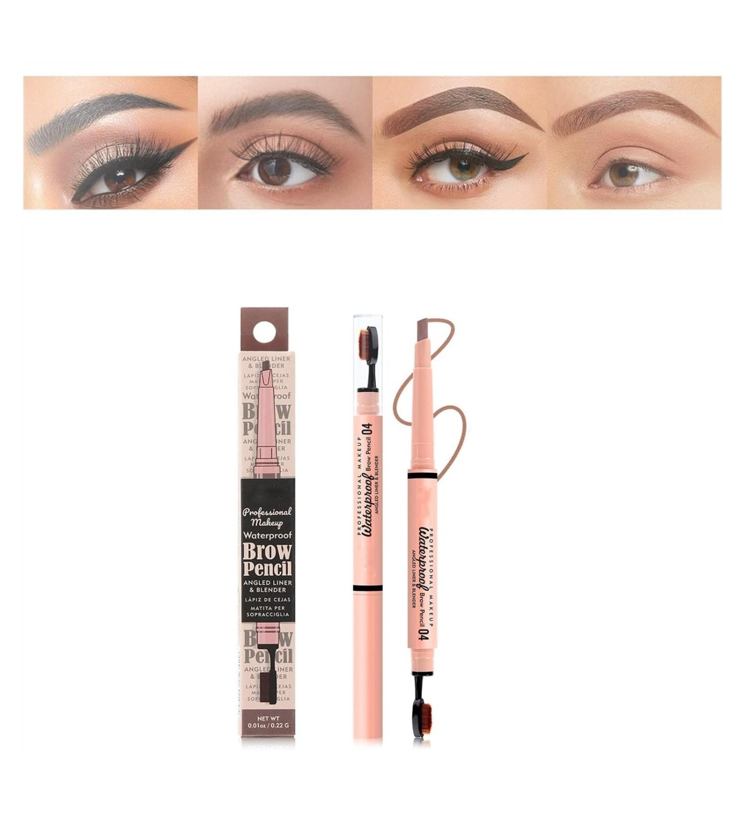 2 in 1 Double Ended Eyebrow Pencil Micro Percision Tip Fill and Defines Brows Natural Looking & Waterproof No Need to Sharpen Not Easy to Fade (Color : 04 Size : 1 size) 1 count (Pack of 1) 04 - Buy Online on GoSupps.com