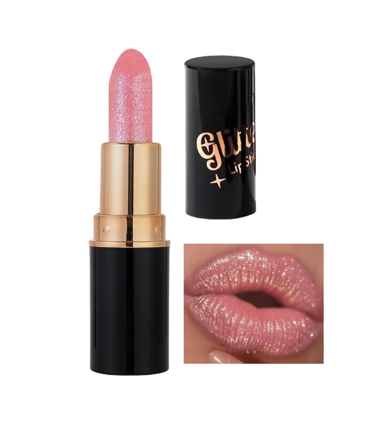 Rouge L vres Paillet pour Femmes | Brillance Labiale Longue Tenue Avec Effet Shimmer et Scintillant R sistant au et aux Traces Lipstick pour Femmes Mariage et F tes 02 # - Buy Online on GoSupps.com