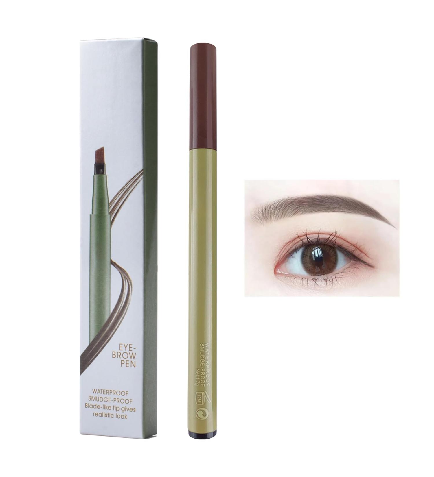 Eye Brow Makeup Pencils - Smudge-Proof Pencil for Long-Lasting Eyebrow Shaping - Eyebrow Makeup Accessories for Home Dating Traveling Gathering Shopping Dark Brown - Buy Online on GoSupps.com
