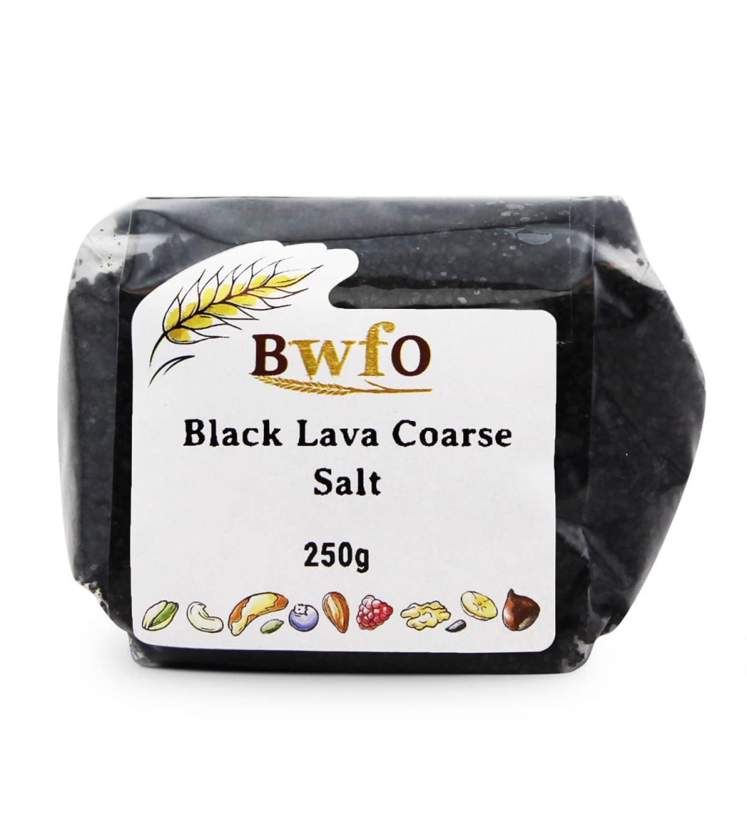 Black Lava Coarse Salt 250g (BWFO)