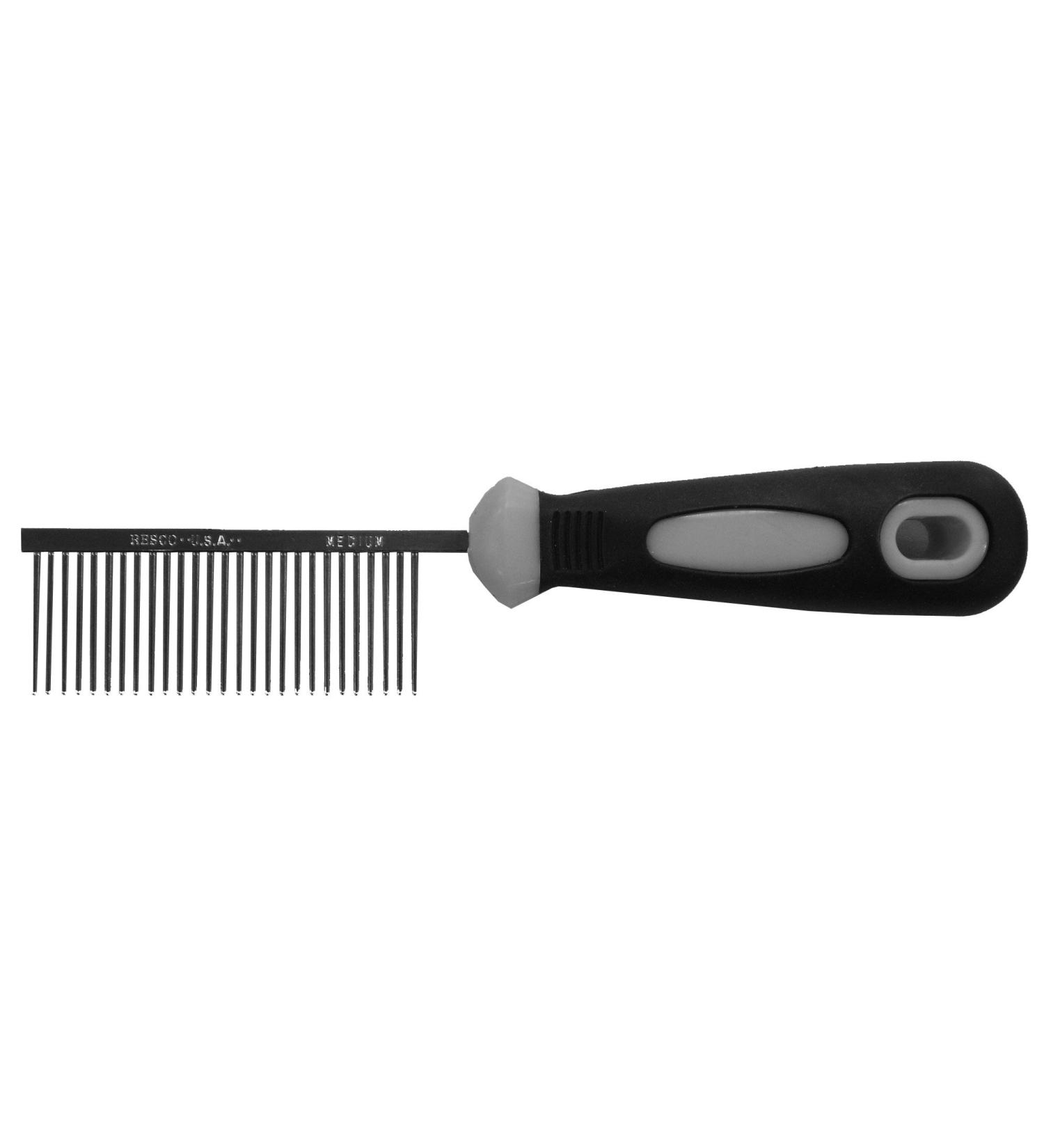 Resco Professional Medium Nickel Pet Grooming Comb - For Optimal Pet Grooming Results - Buy Online on GoSupps.com