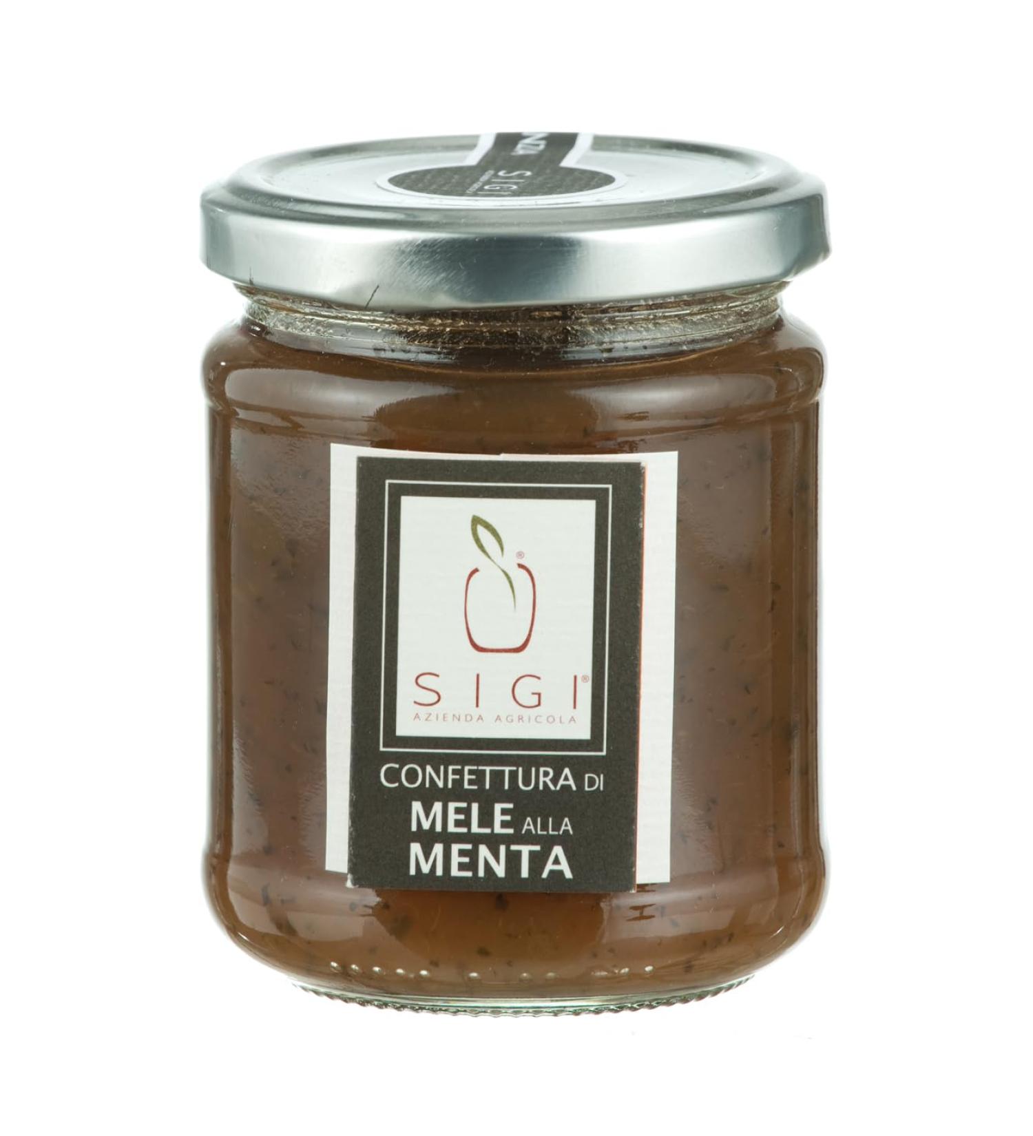 SIGI Azienda Agricola Apple and mint marmalade in a 220g glass jar