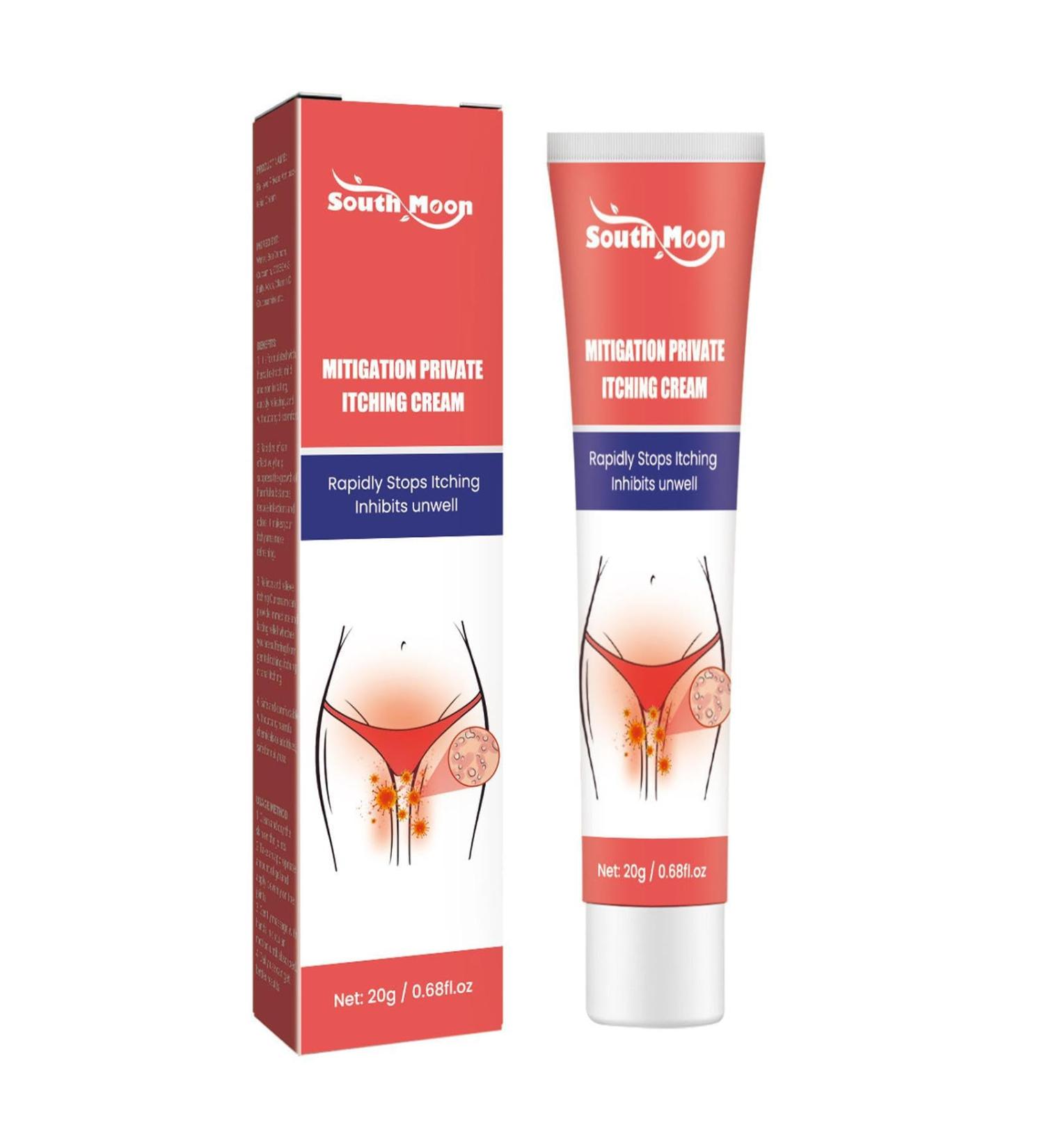 Geruwam Private Area Itching Cream - Genital Ointment For Women | 0.68fl oz Women Genital Area Itch Relief Instant Herbal Formula Reduces Odors Relieves The Itching - Buy Online on GoSupps.com