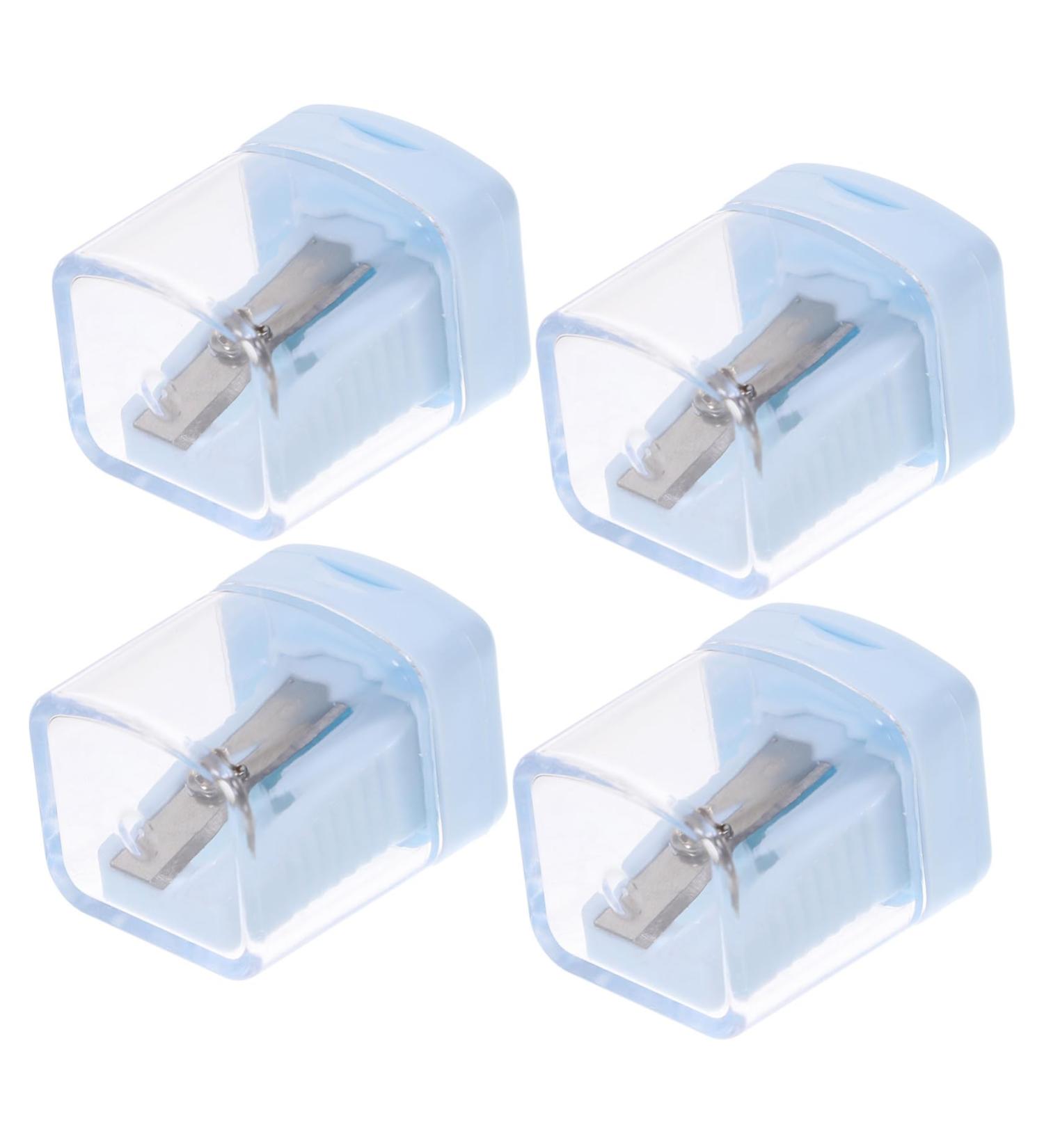 Buy FOMIYES 4pcs Manual Pencil Sharpeners - Mini Lipstick & Eyeliner Pocket Sharpeners for Women - Perfect Handheld Sharpener for Makeup & Art Supplies - Buy Online on GoSupps.com