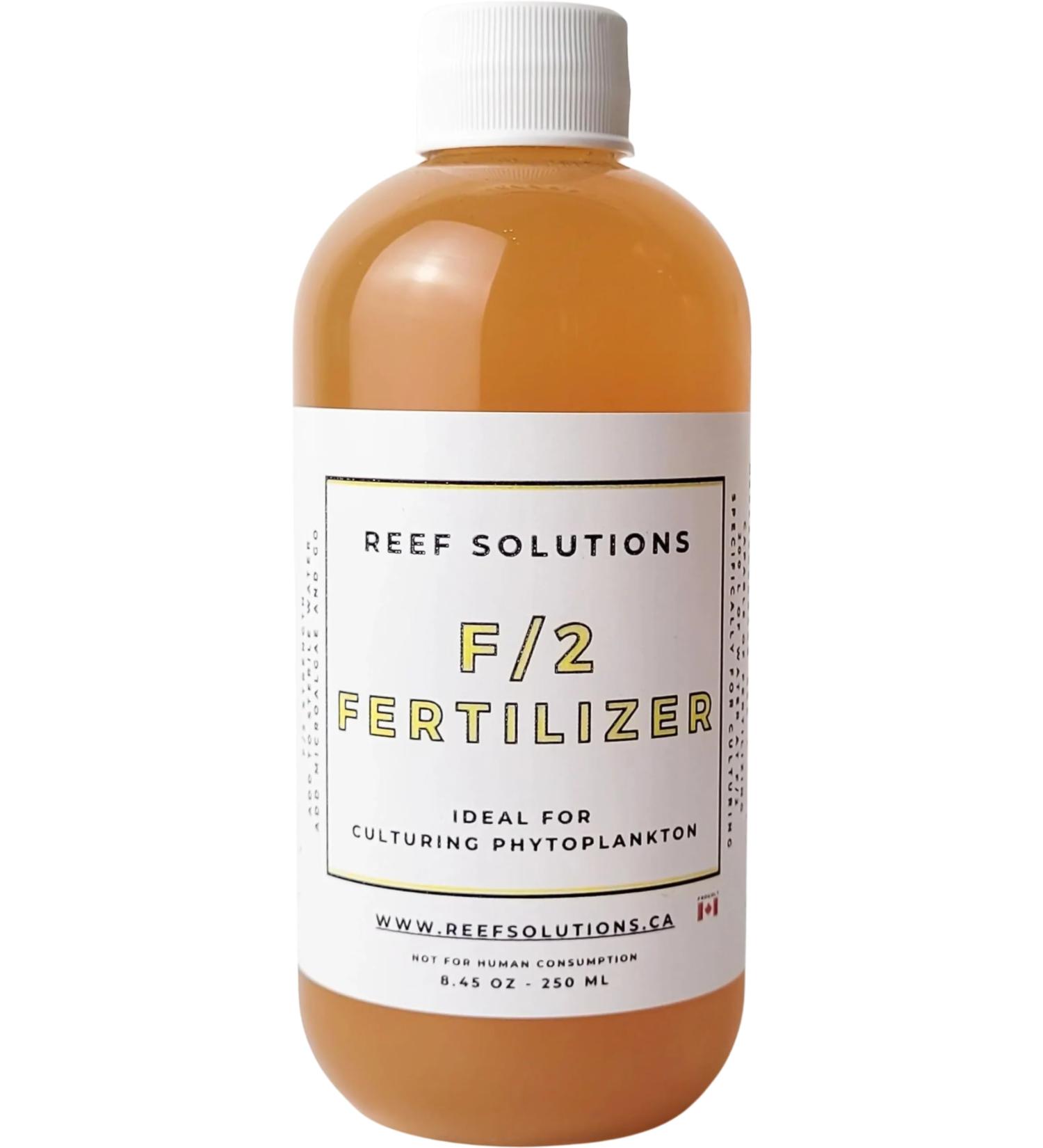 Reef Solutions F/2 Fertilizer: Premium Nutrient Blend for Robust Growth of Phytoplankton