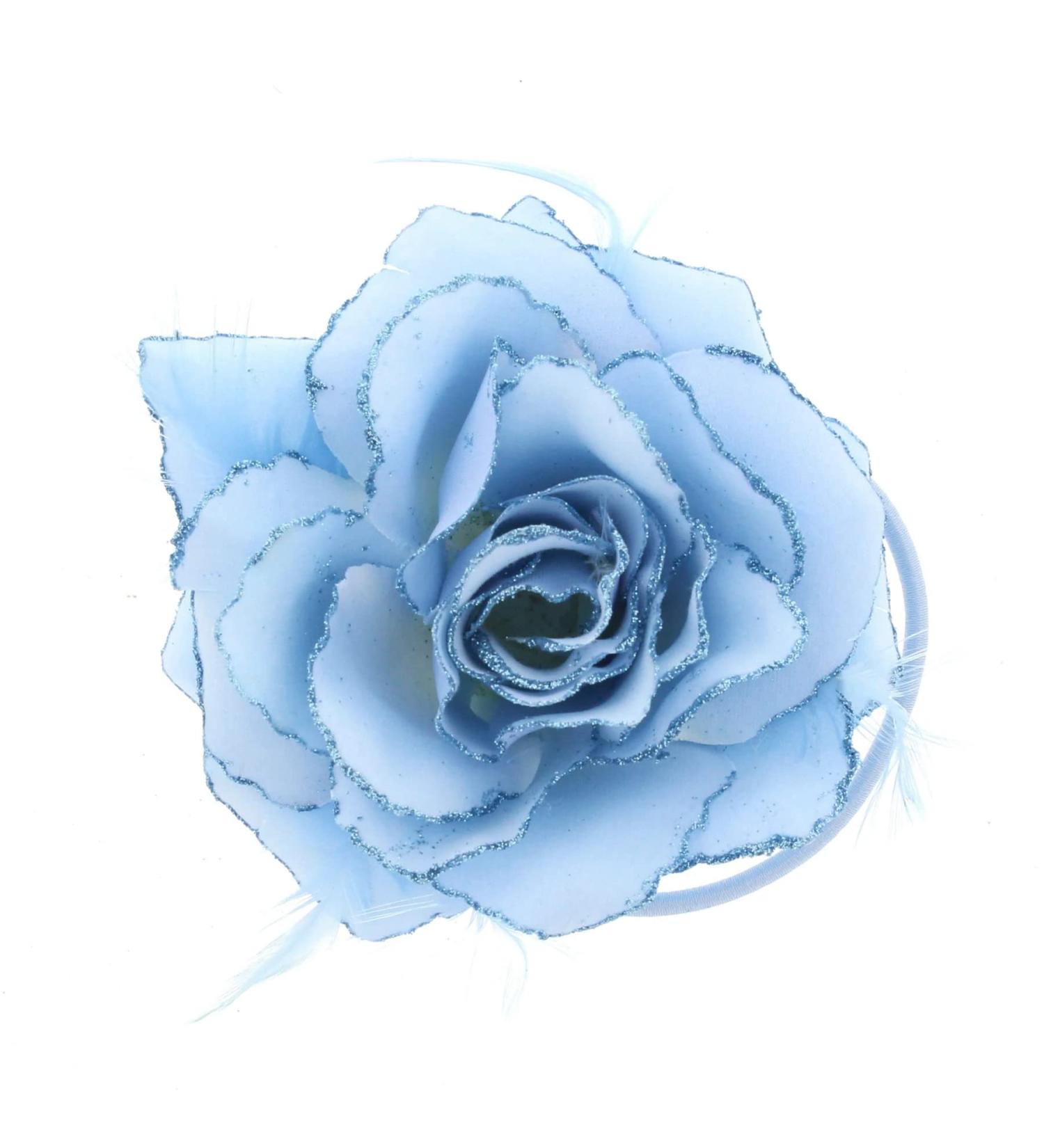 Topkids Light Blue Hair Clip Accessories - Rose Blossom Motif Safety Needle Fascinator & More - Buy Online on GoSupps.com