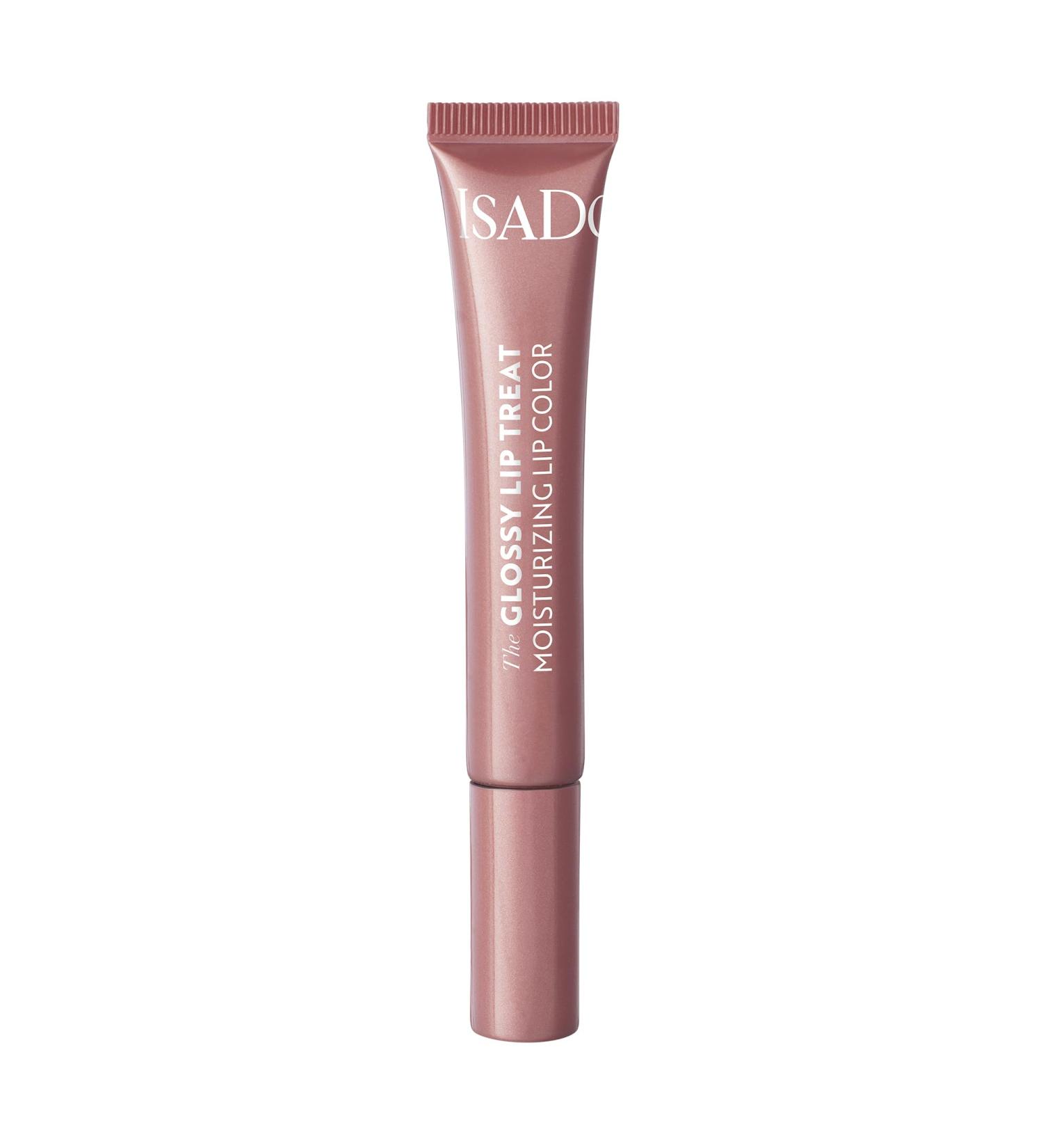  Isadora IsaDora Glossy Lip Treat Nourishing Lip Gloss for Plump Lips Stimulates Collagen Production Unique Shine Without Glue Vegan with Shea Butter Rooibos Blush - Buy Online on GoSupps.com
