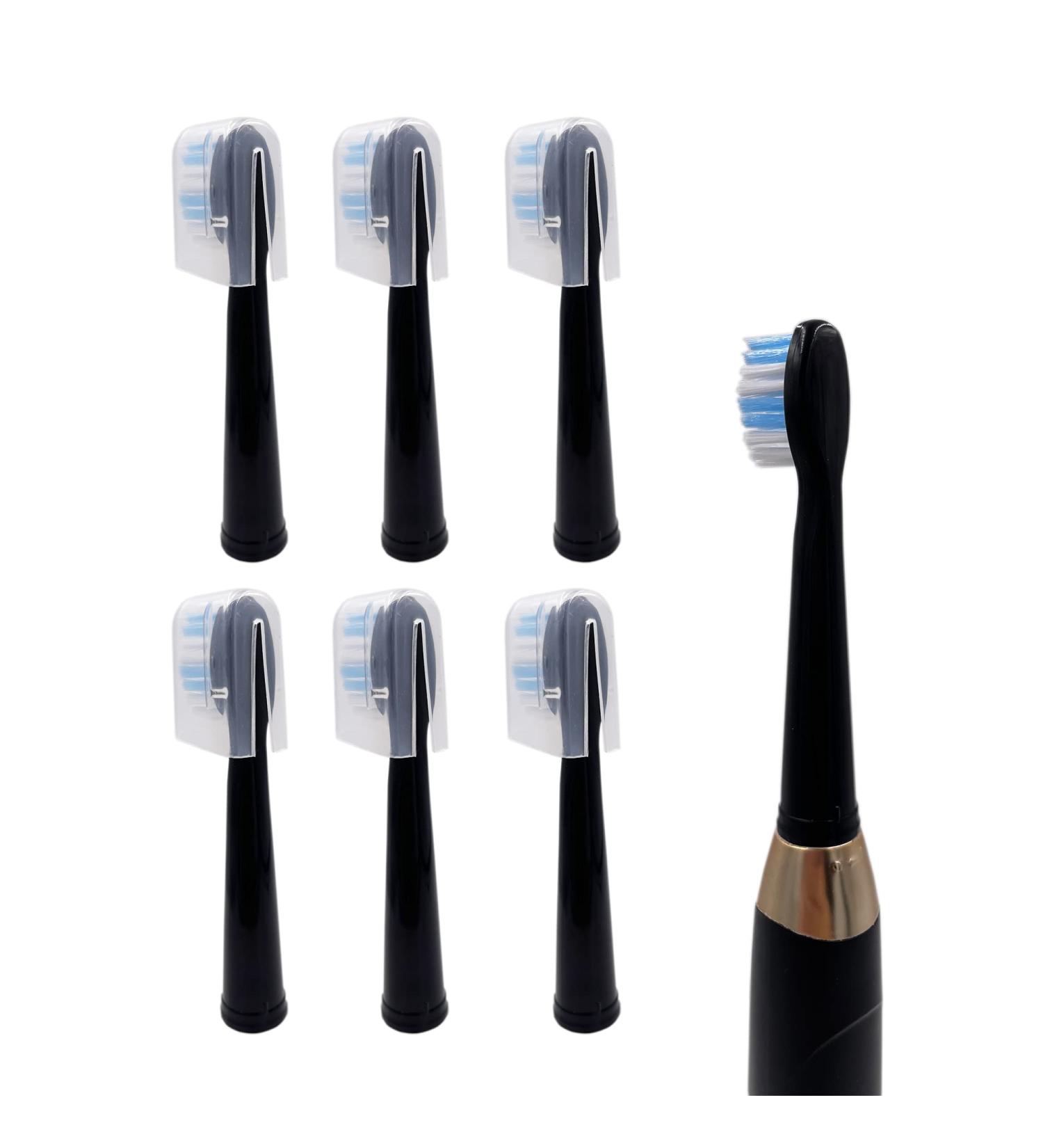 6-Pack Replacement Toothbrush Heads for Dnsly Fairywill & KIPOZI Sboly Sonic Electric Toothbrushes - Buy Online on GoSupps.com