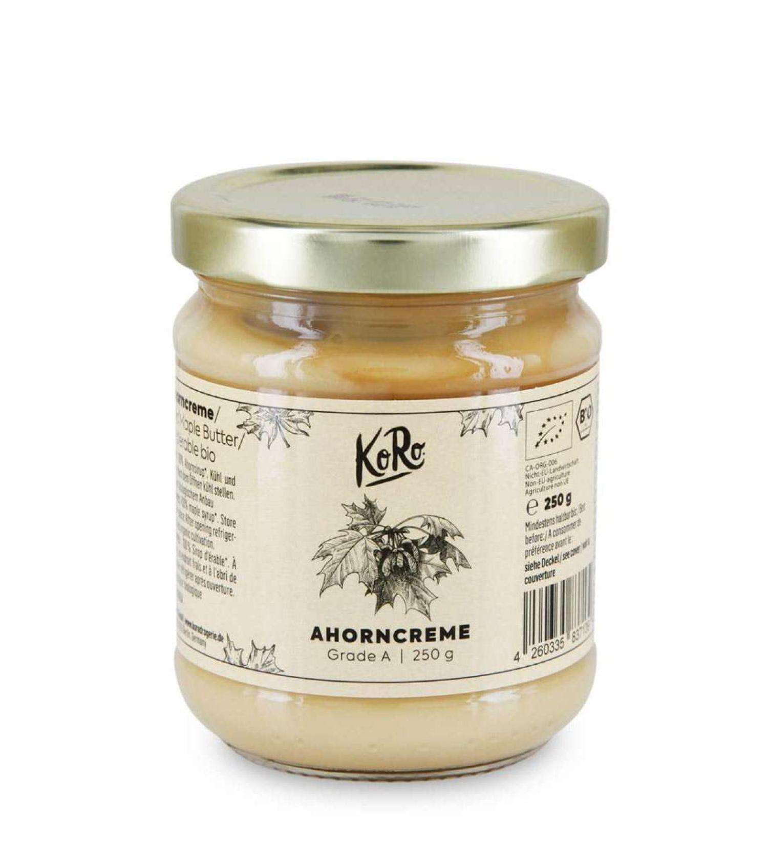 KoRo - Organic maple butter 250g - Naturally sweet and purely vegetable spread from Canada and from organic farming - Buy Online on GoSupps.com