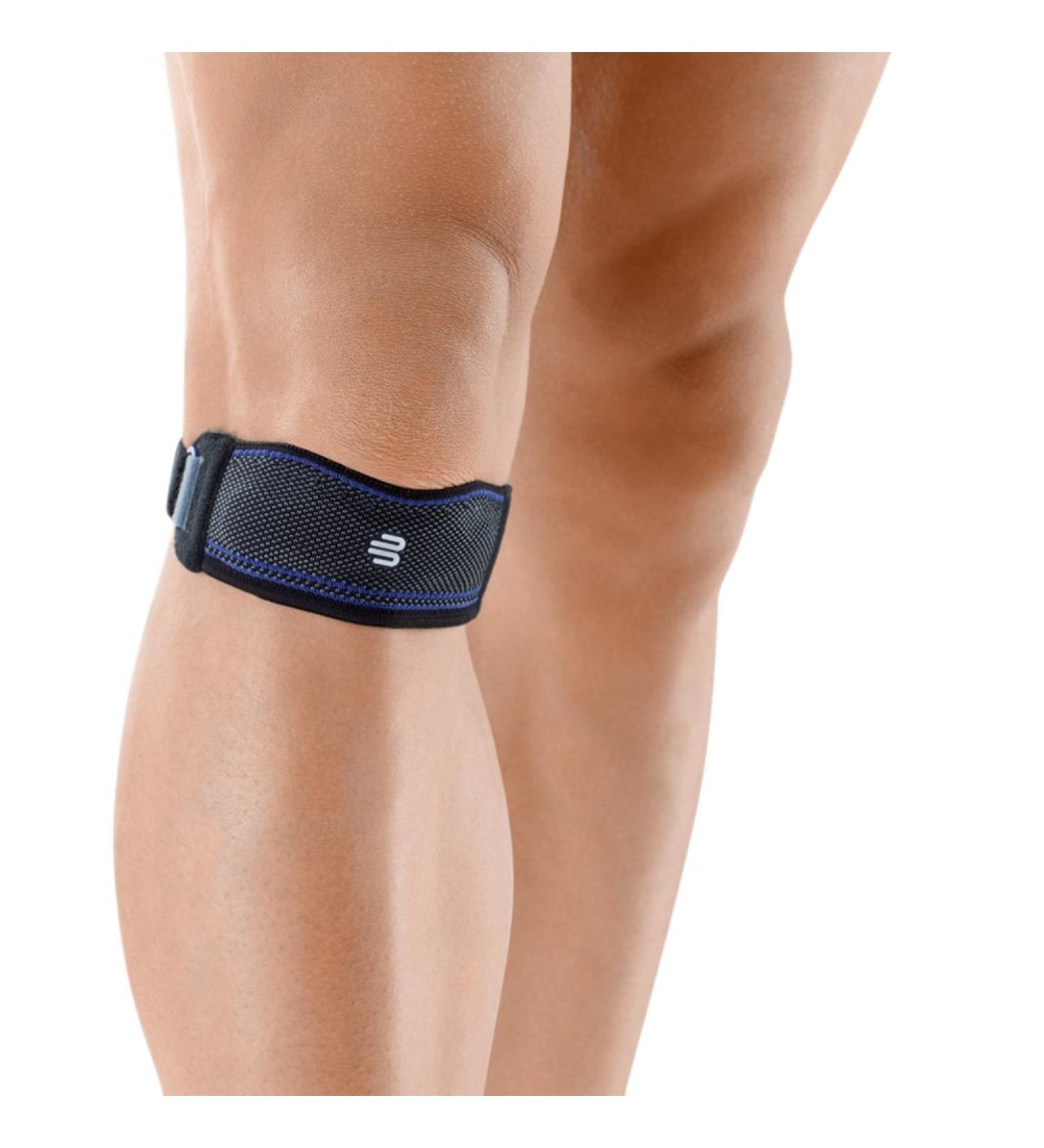 Bauerfeind - GenuPoint - Knee Strap - Support Patella & Patellar Tendon Relief for Runners  Jumpers Knee & Shin Splints  Fits Under The Kneecap 3 black