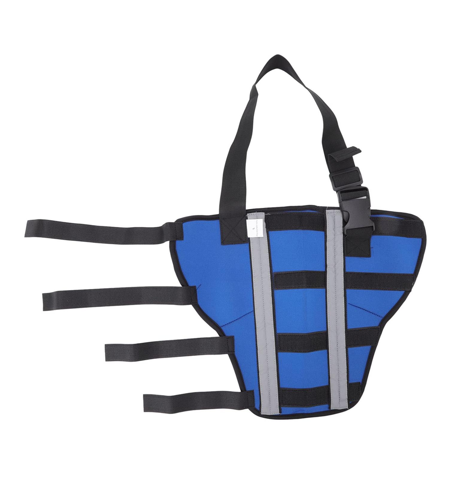 Dog Right Rear Leg Hock Brace - Neoprene Material Prevents Injuries Provides Stability with Support Strip Reflective Strip for Dogs (S) - Buy Online on GoSupps.com